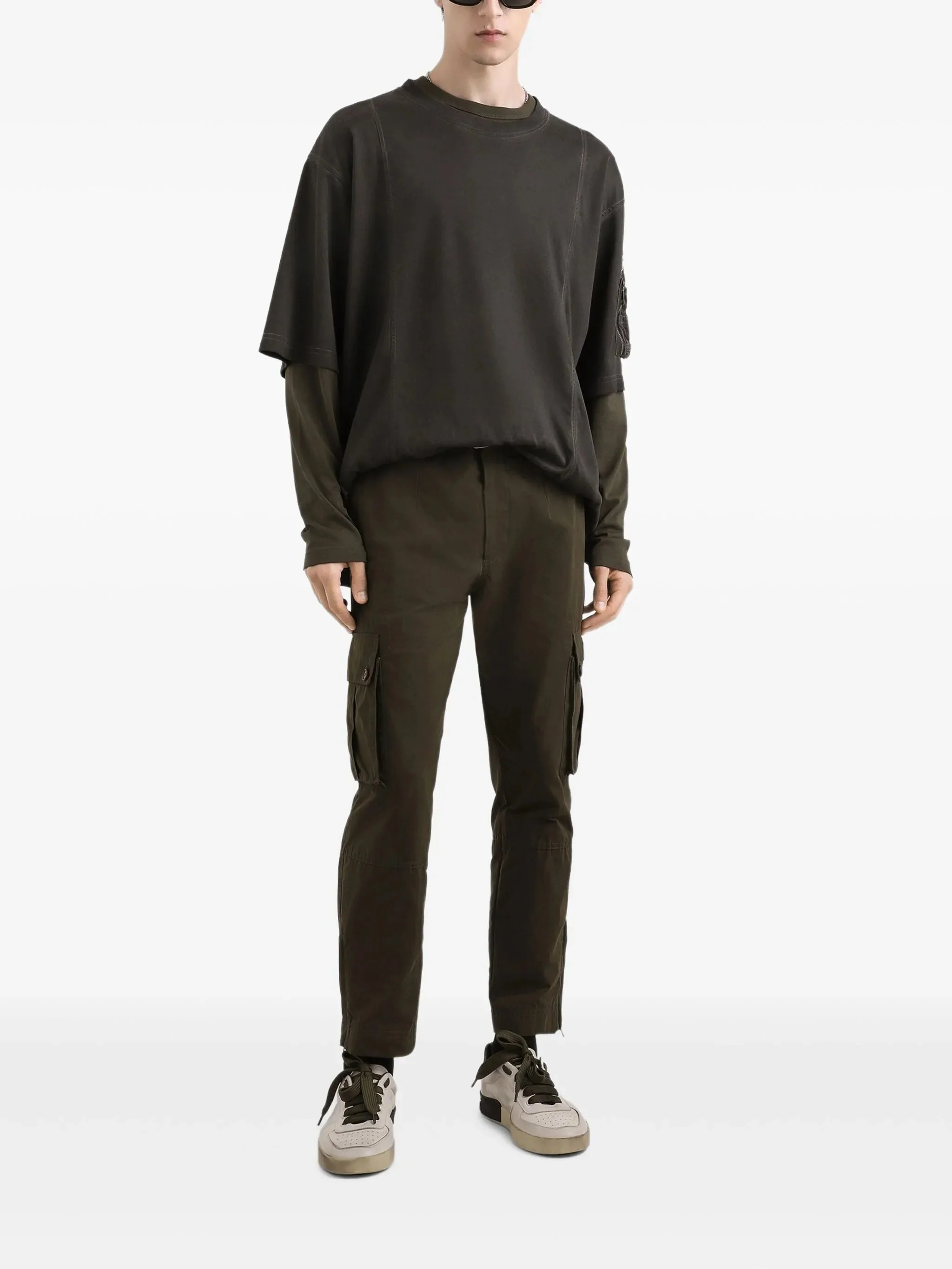 Dolce & Gabbana Pantalone Brown Co+pa+pl Pantaloni