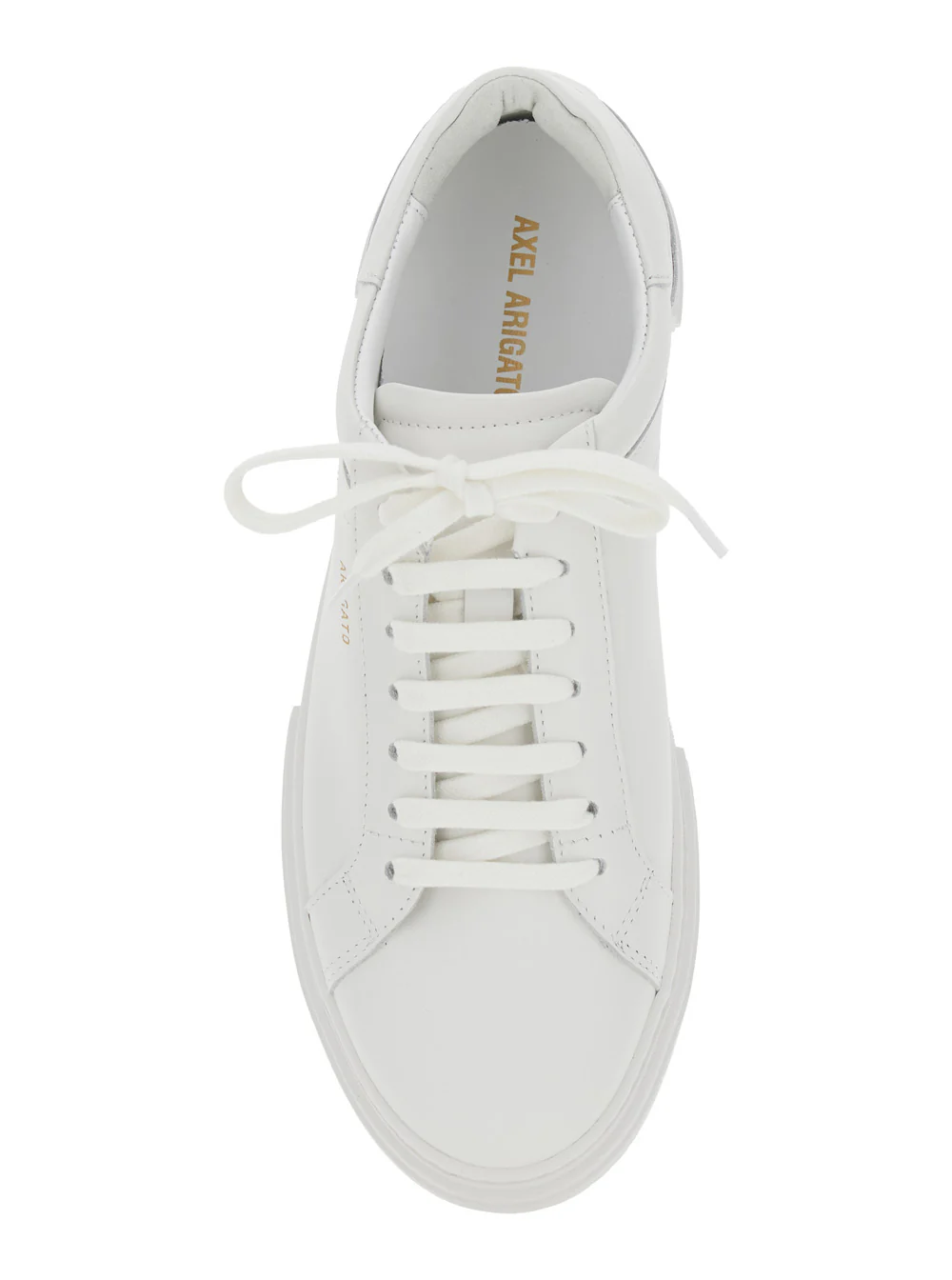 Axel Arigato Sneaker Atlas Low Top With Logo Lettering On The Back White Leather Men 100 %