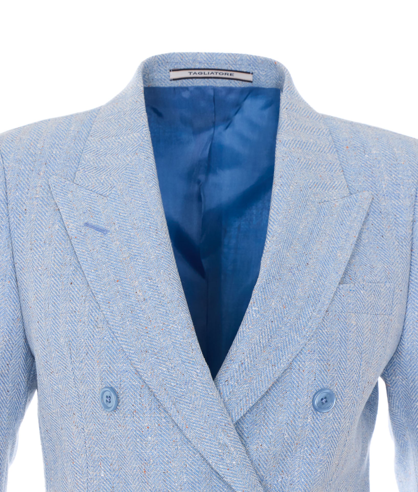Tagliatore Jackets Blue Cotton