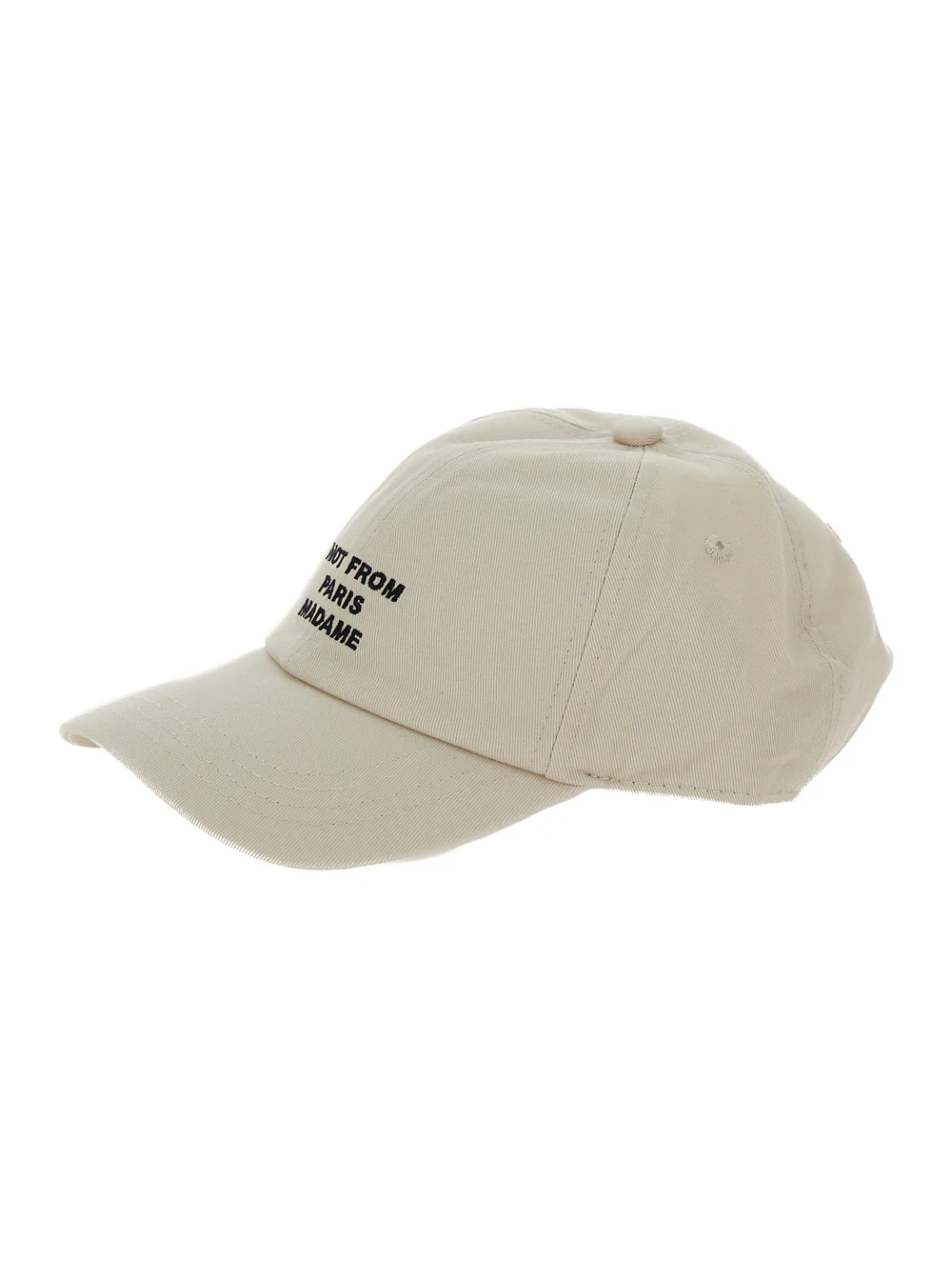 DrôLe De Monsieur Baseball Cap La Casquette Slogan With Cotton Embroidery Beige Men Hats And Gloves