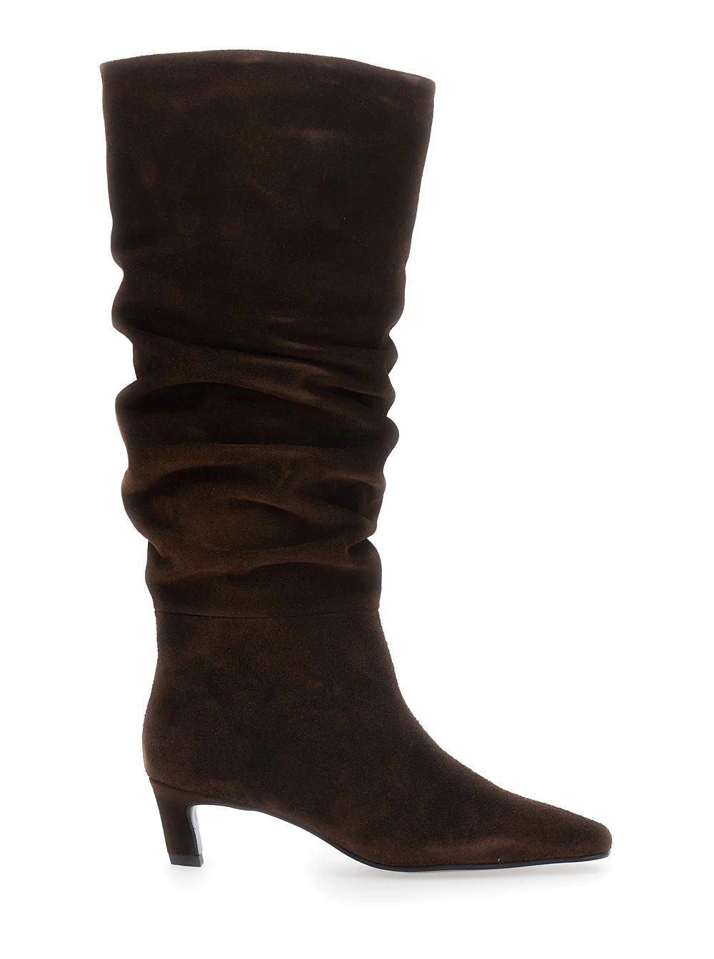 Alohas Kalila Boots With Zipper And Rubber Sole Brown Woman