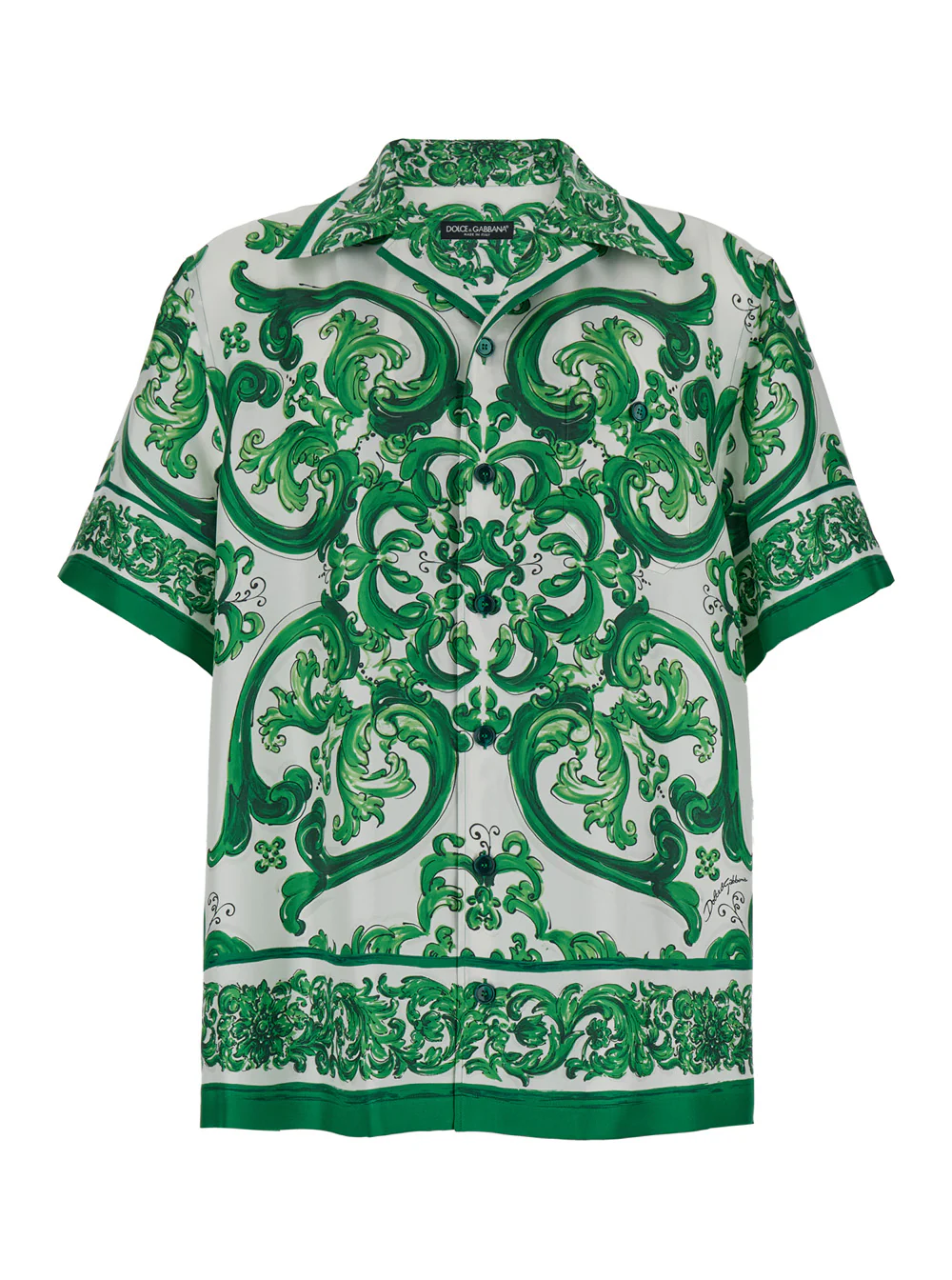 Dolce & Gabbana Informal Shirt Green And Blouses