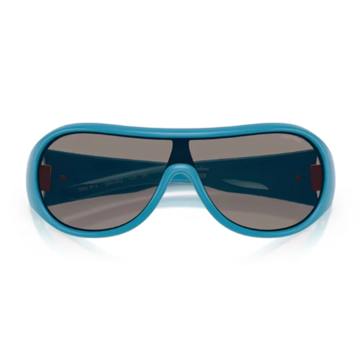 Miu Miu Miu 0mu B14su Fashion Show Turchese Iniettato Occhiali Da Sole
