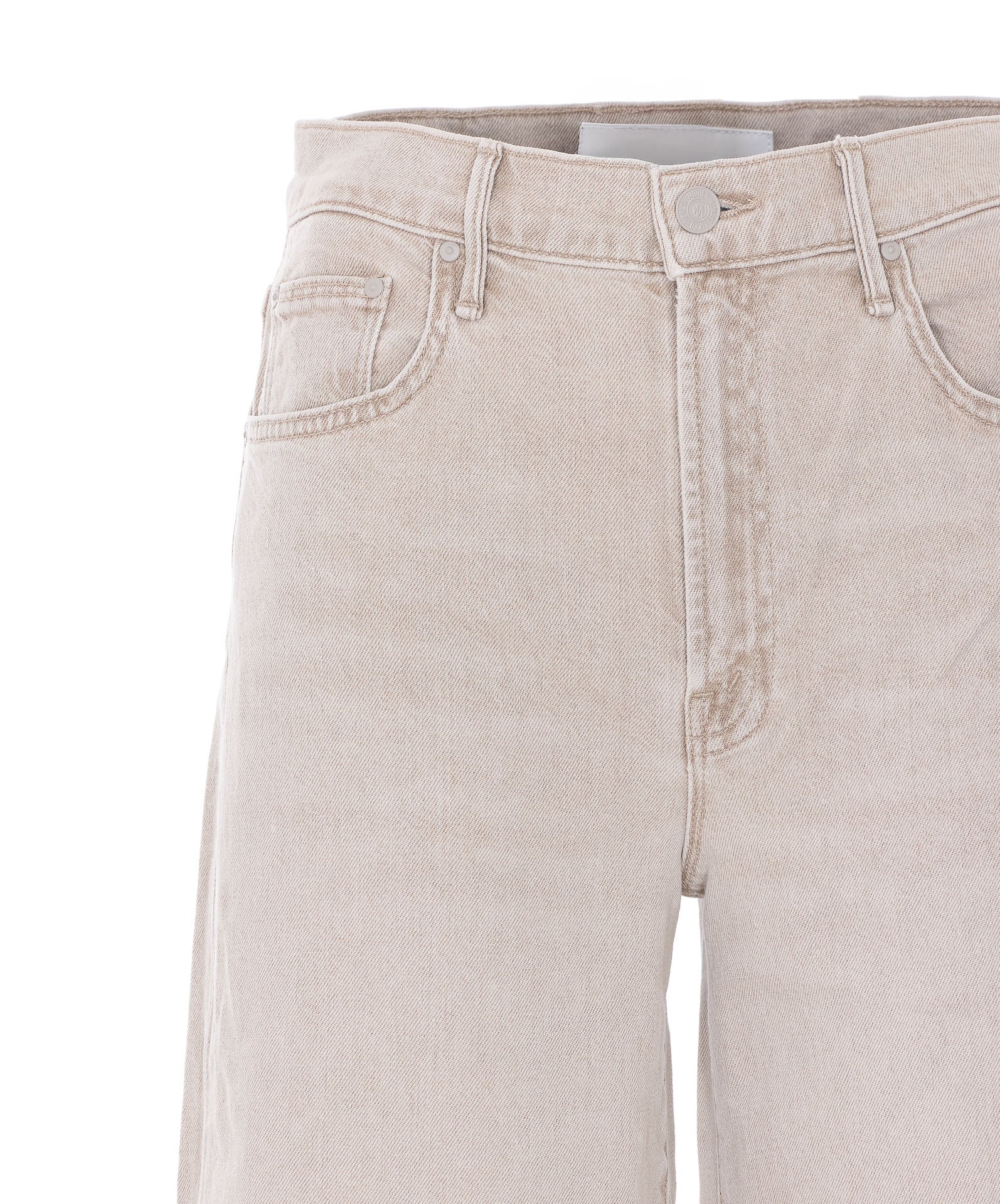Mother Jeans Beige Cotton