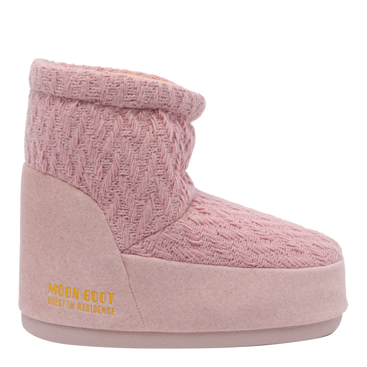 MOON BOOT X GUEST IN RESIDENCE Pink Fabric/rubber Sole