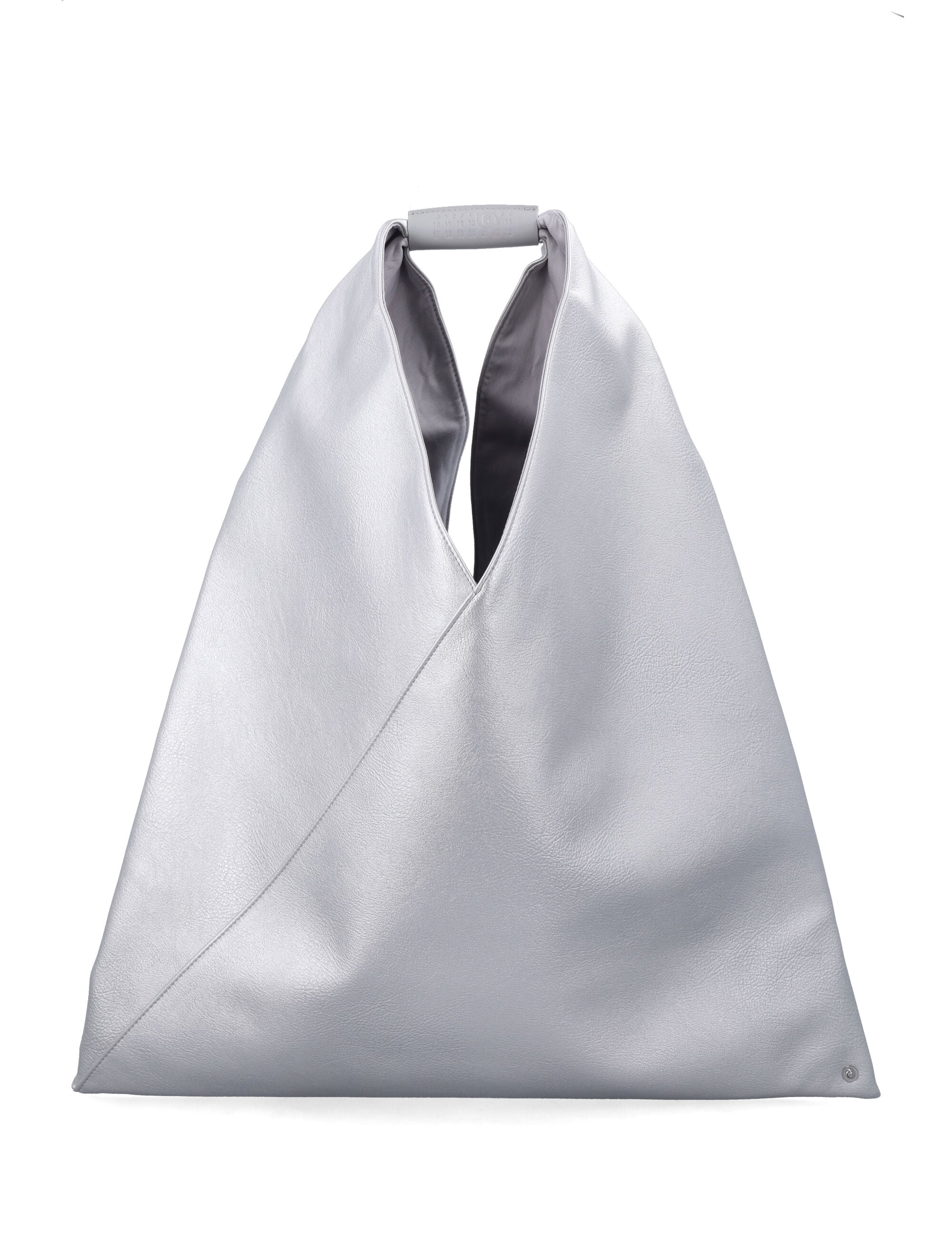 MM6 Maison Margiela Japanese leather-effect bag Silver Polyurethane Lining Tote