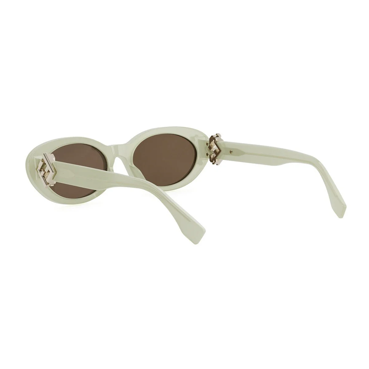 Fendi Ff Diamonds White Acetato Sunglasses
