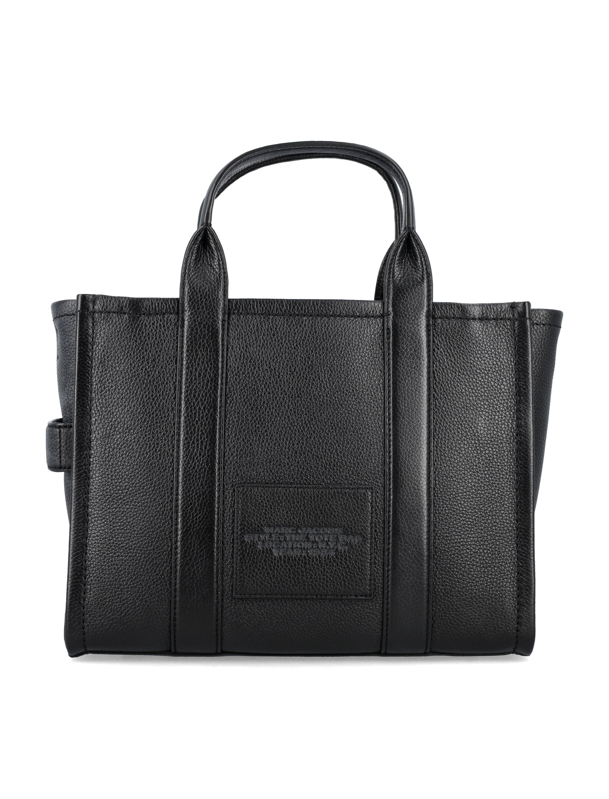 Marc Jacobs The Medium Tote Bag in Leather Black Cow