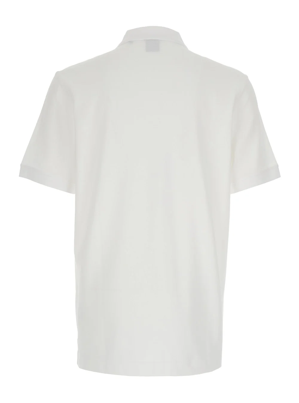 Hugo Boss White Polo Shirt with Button Closure for Men Cotton Tshirts And