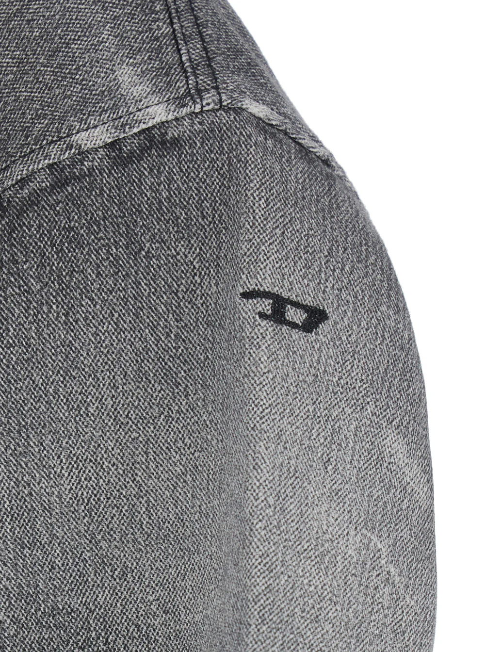 Diesel Gray T-Shirt D-BOX JOGG with Front Logo and Graphic Details in Cotton for Men Grey Tshirts Polo Shirts