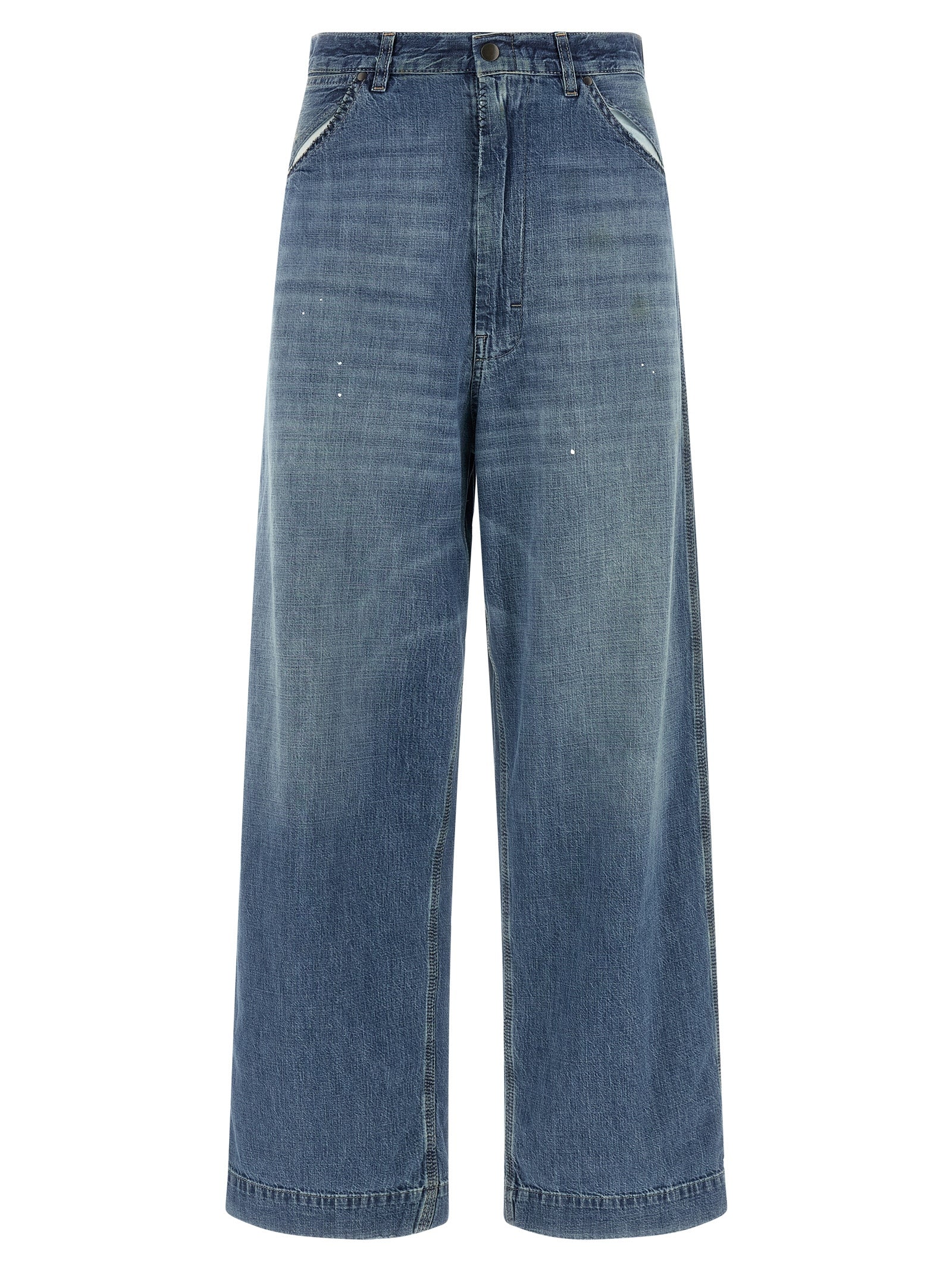 Maison Margiela Four Stitches Jeans Blue Cotton