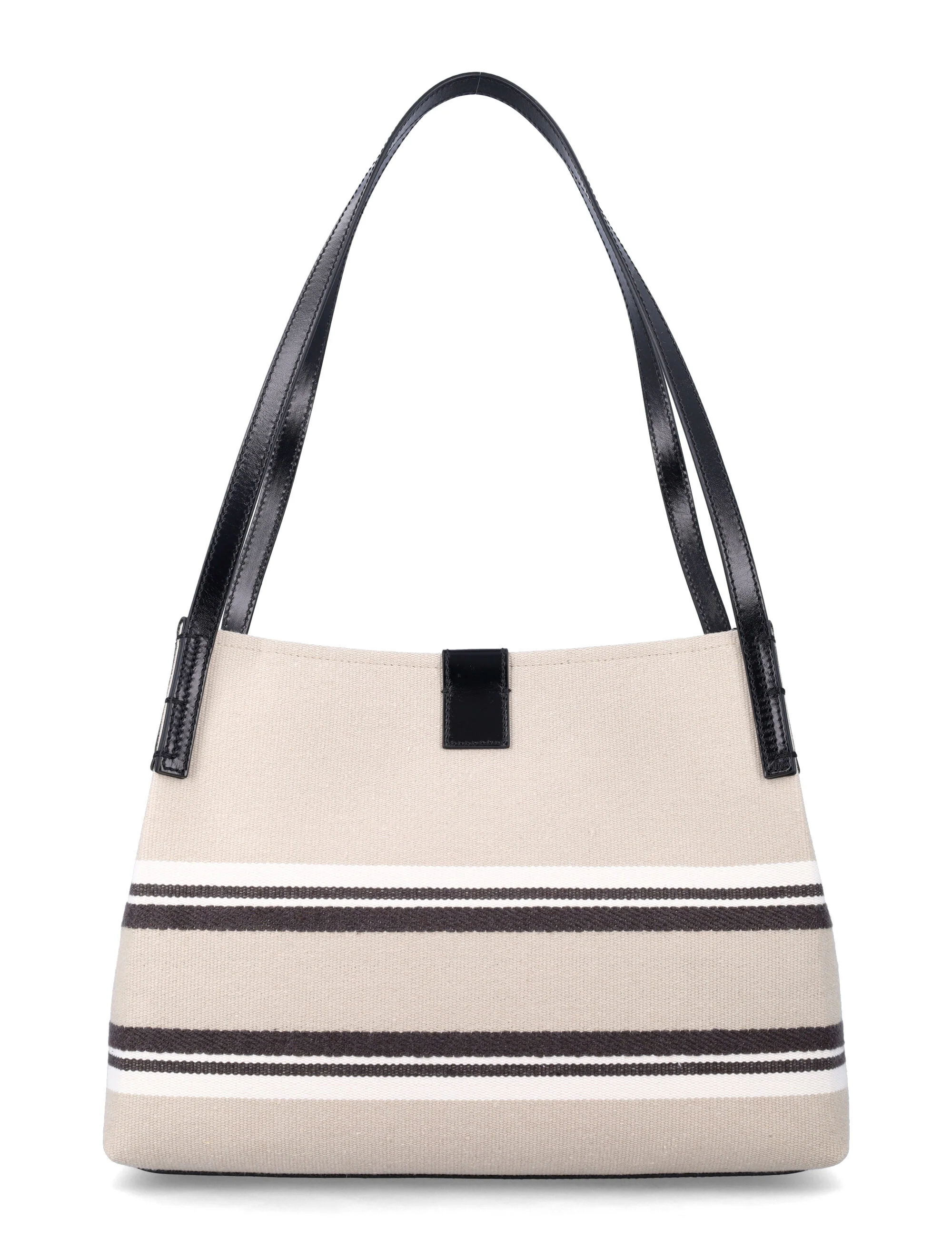 Balmain Release canvas shopper bag Beige Cotton Tote