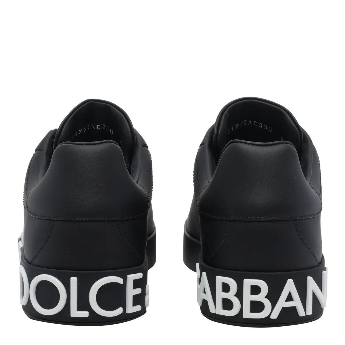 Dolce & Gabbana Black Calf Leather/rubber Sole
