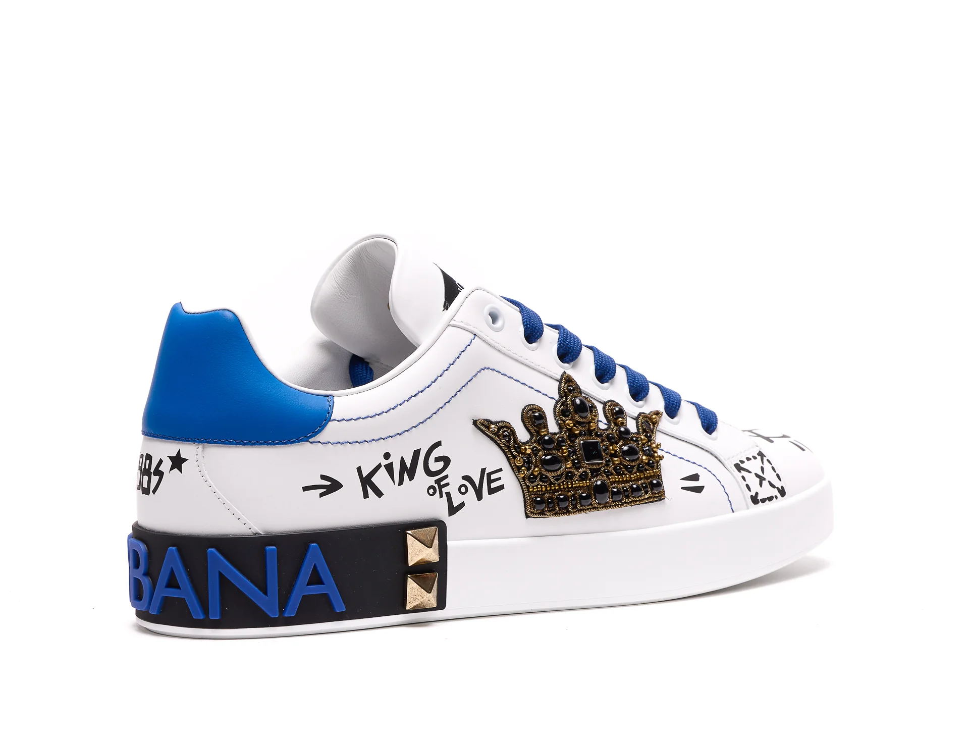 Dolce & Gabbana Sneakers Blue Leather