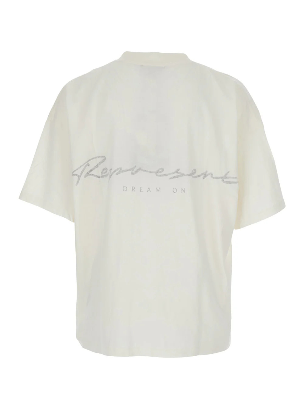 Represent White T-Shirt with Wester Dobermans Print on the Front in Cotton and Hemp for Men Tshirts Polo Shirts