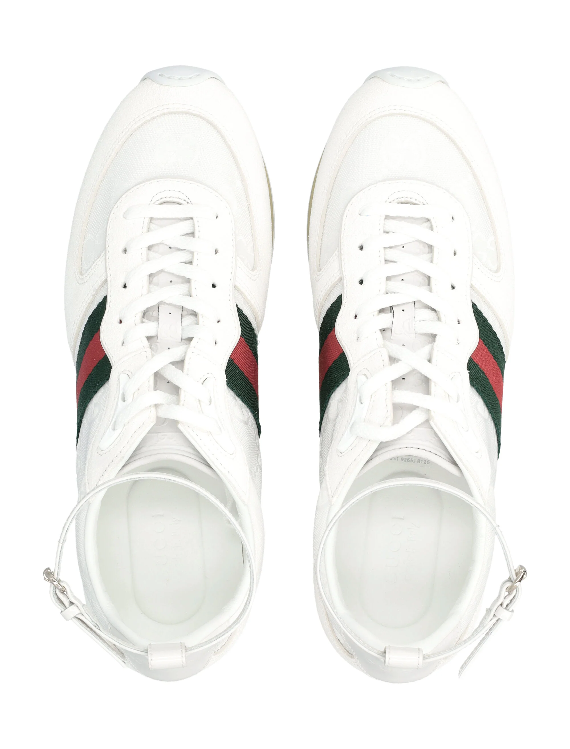 Gucci Re-Motion White GG Nylon Womens Trainer Polyamide Details Sneaker