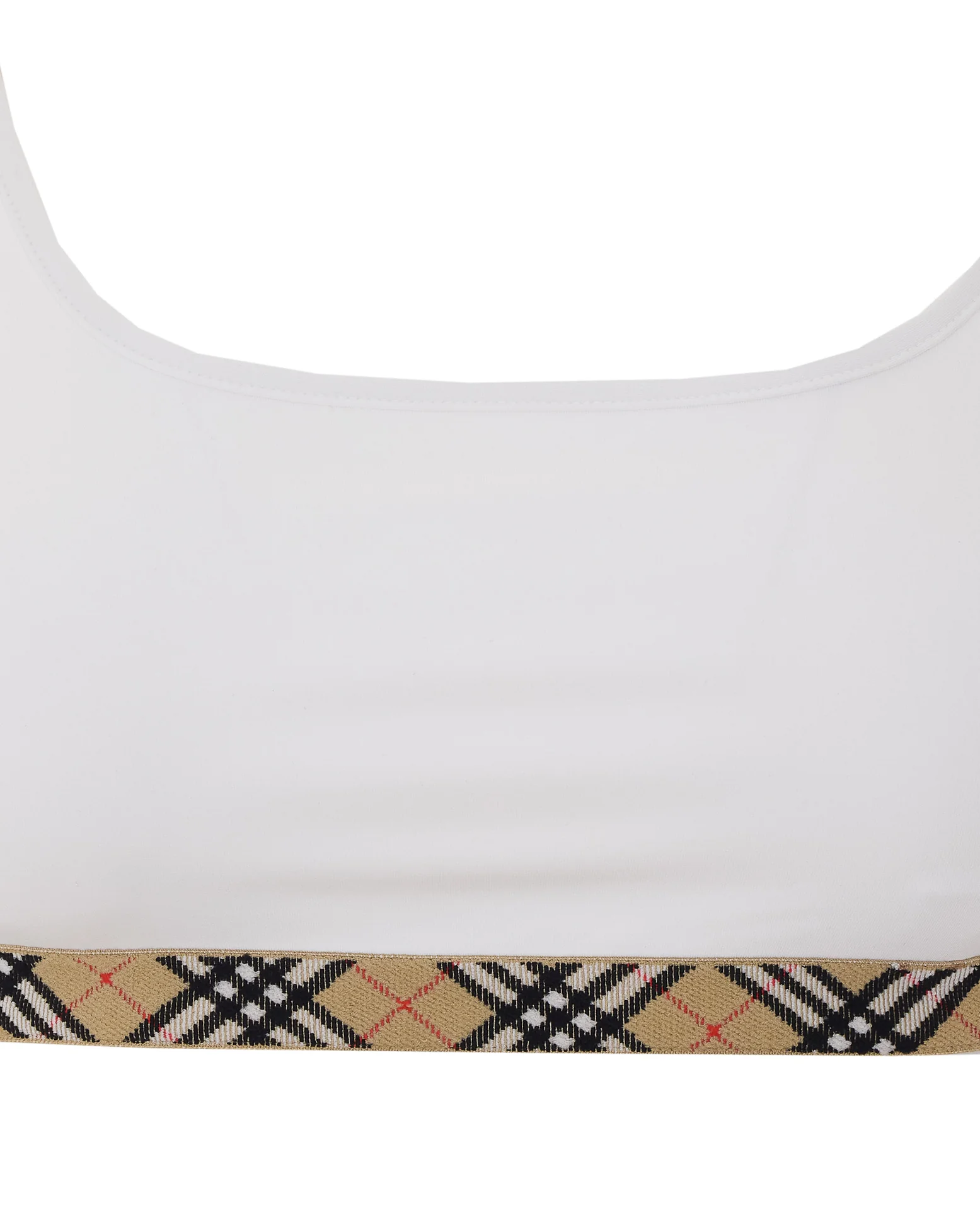 Burberry Top White Polyamide