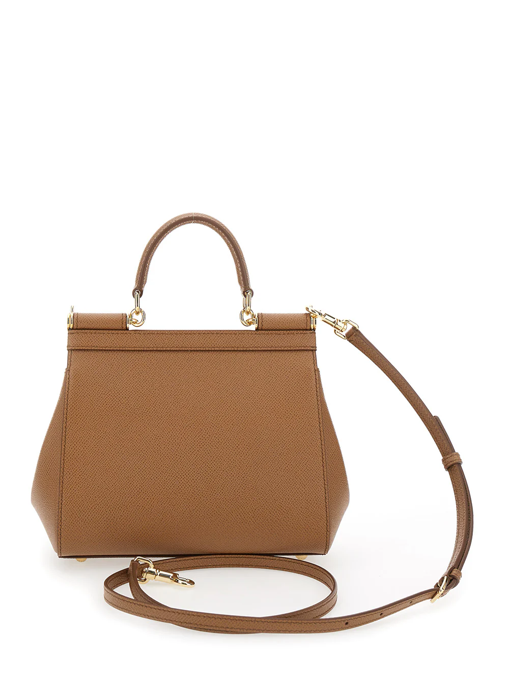 Dolce & Gabbana Sicily Medium Brown Hand Bags