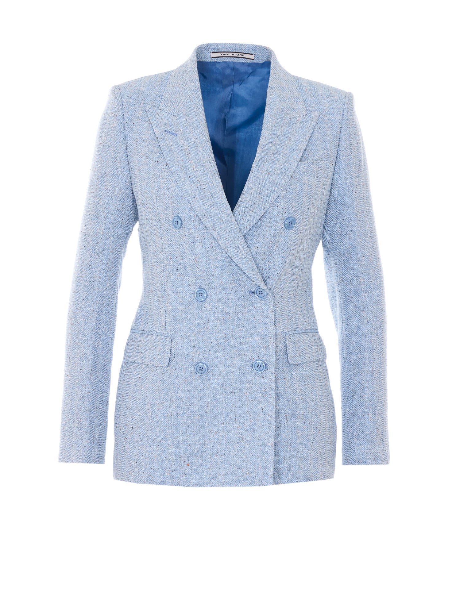Tagliatore Jackets Blue Cotton