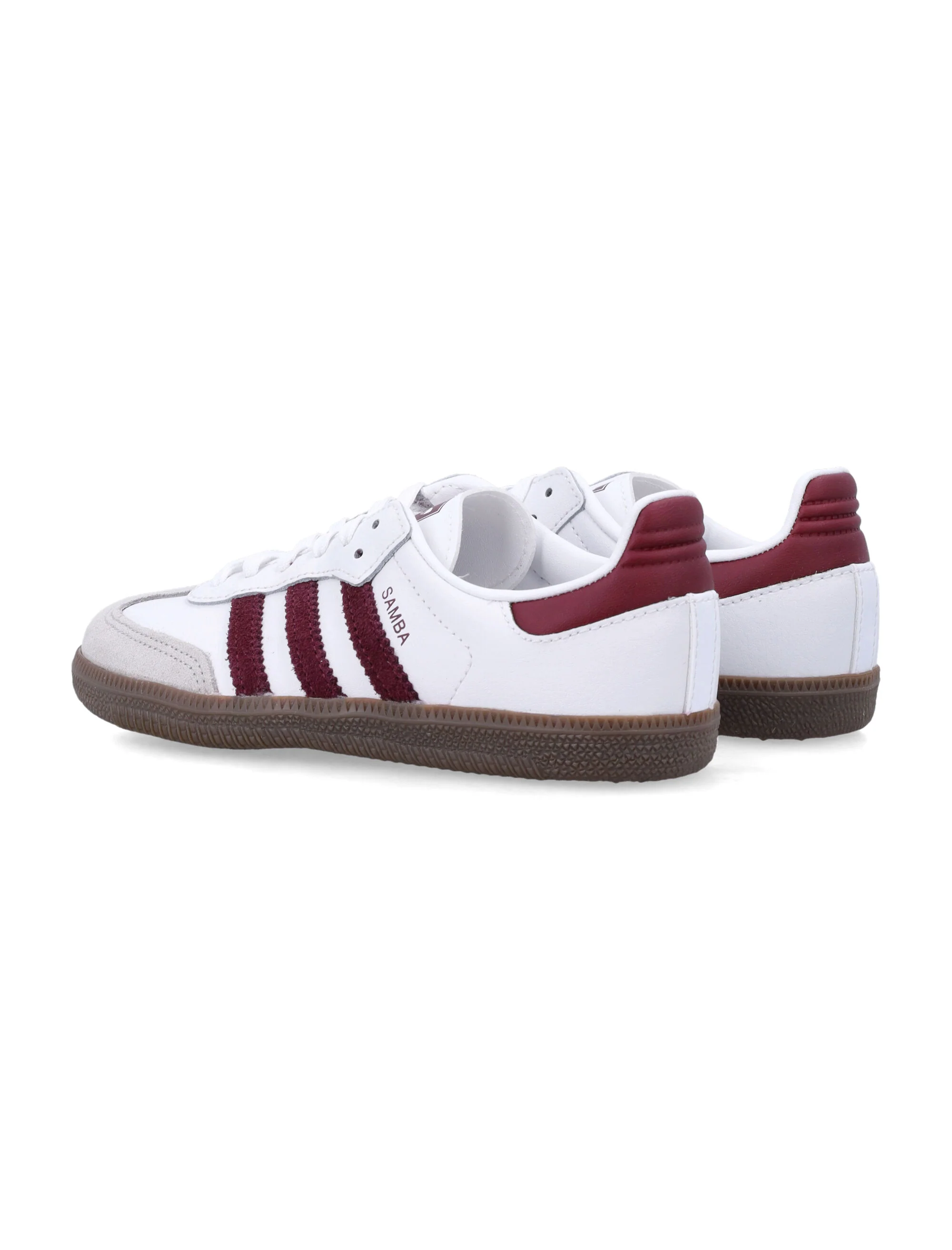 Adidas Originals Samba Og Girls Sneakers White/maroon Upper