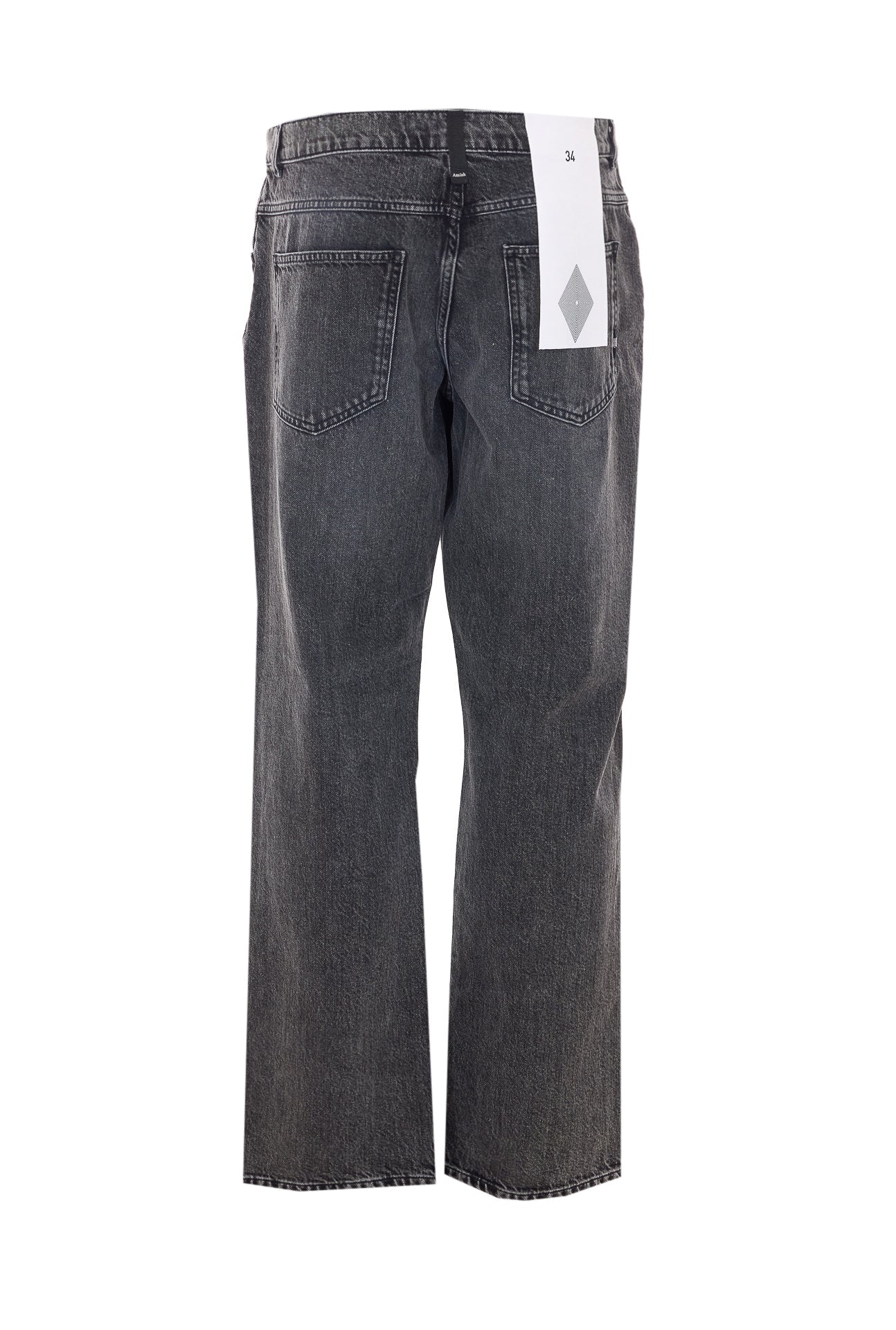 AMISH Jeans Black Cotton
