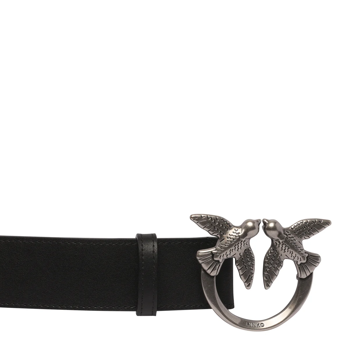 Pinko Belts Black Calf Leather
