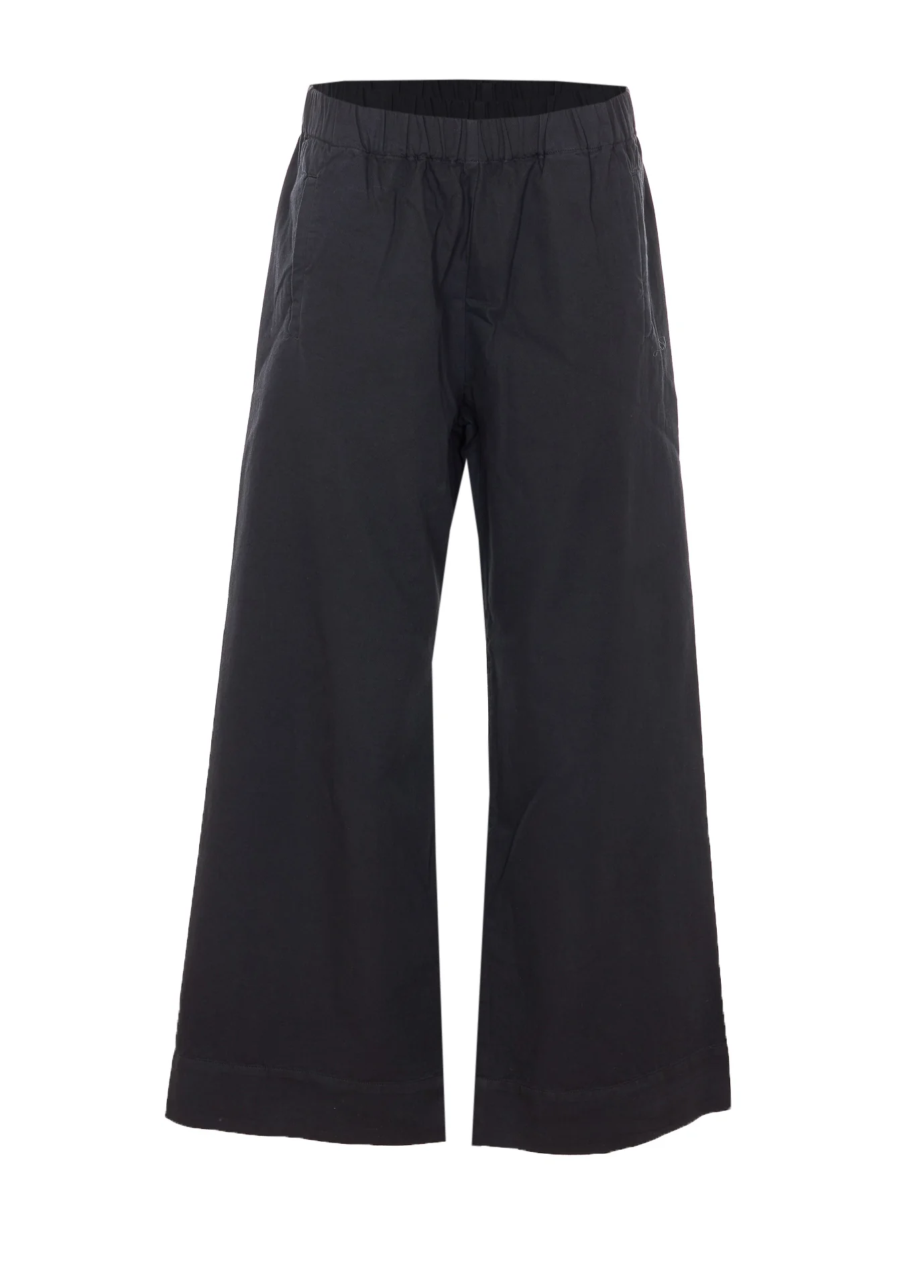 TRUE AVENUE Trousers Black Cotton