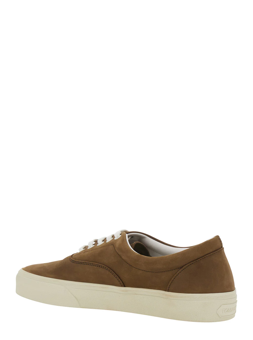 Tom Ford Brown Jude Sneakers With Nubuck For Men