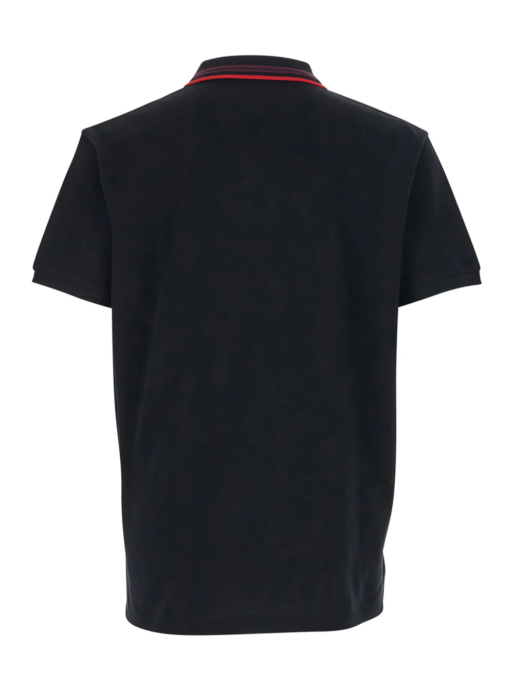 Vivienne Westwood black Polo with logo detail on the front in cotton man Tshirts And Shirts