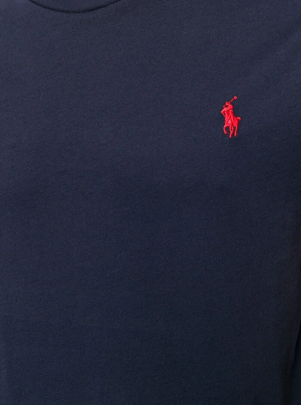 Polo Ralph Lauren T-Shirt With Round Neck And Embroidered Pony Logo On The Front Blue Cotton For Men Blu Tshirts Polo Shirts