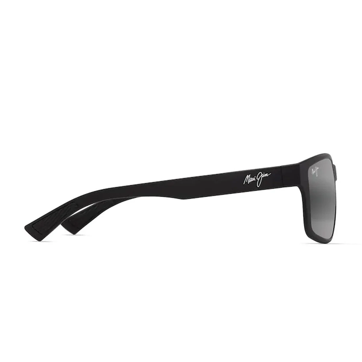 Maui Jim Walewaha Af Matte Black Acetato Sunglasses