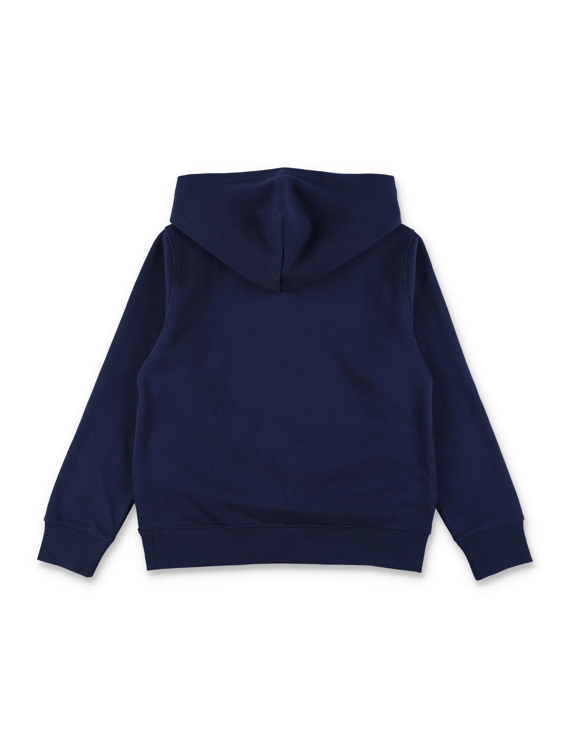 Polo Ralph Lauren Kids Bear Hoodie Navy Cotton Sweatshirt