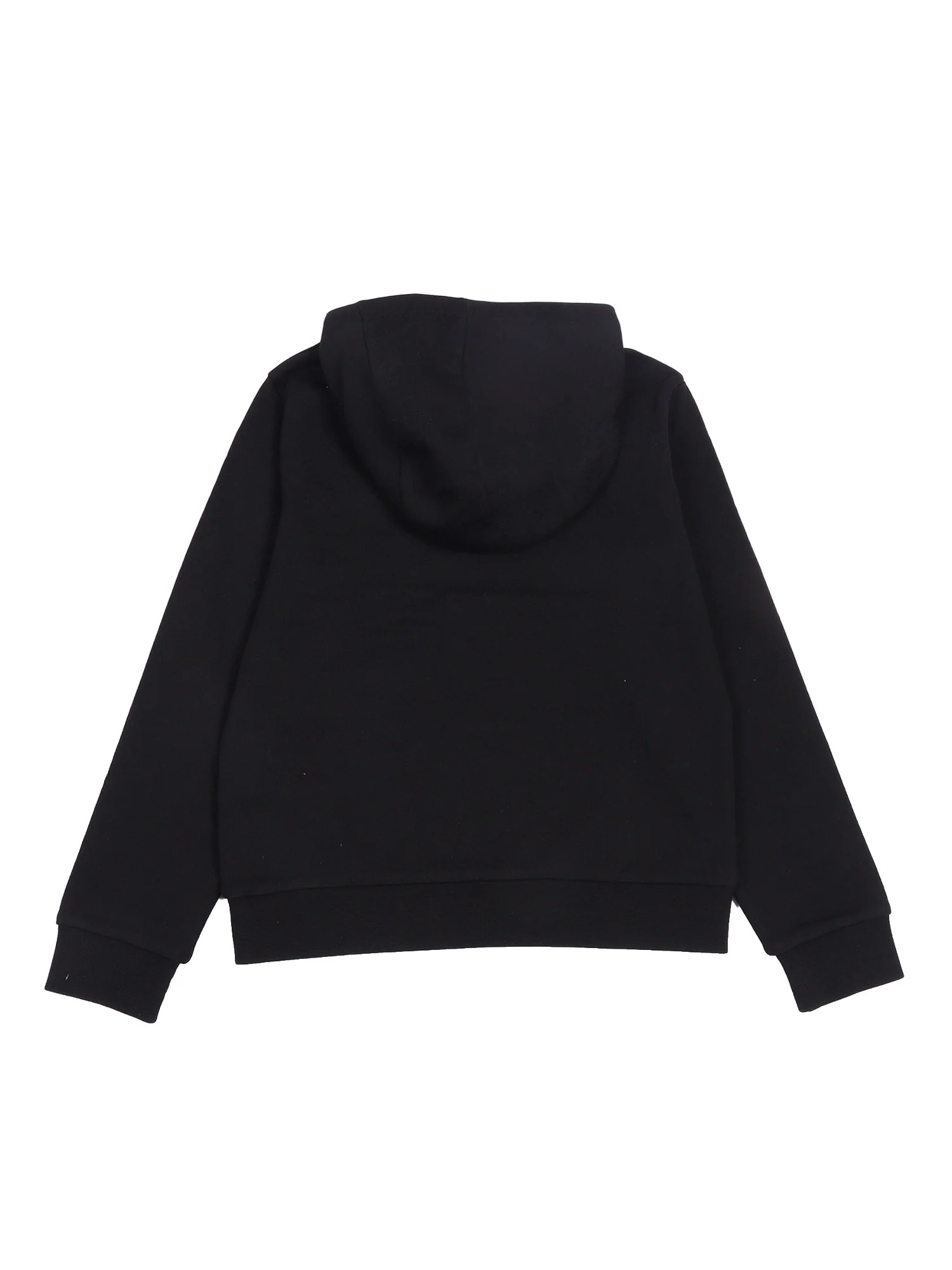 Moncler Enfant HOODIE SWEATER Black Cotton Hood Lining Crewneck