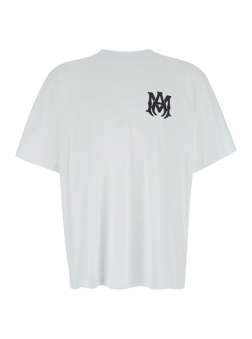 Amiri Oversized T-Shirt With Contrast Logo Print White Cotton For Men Tshirts And Polo Shirts