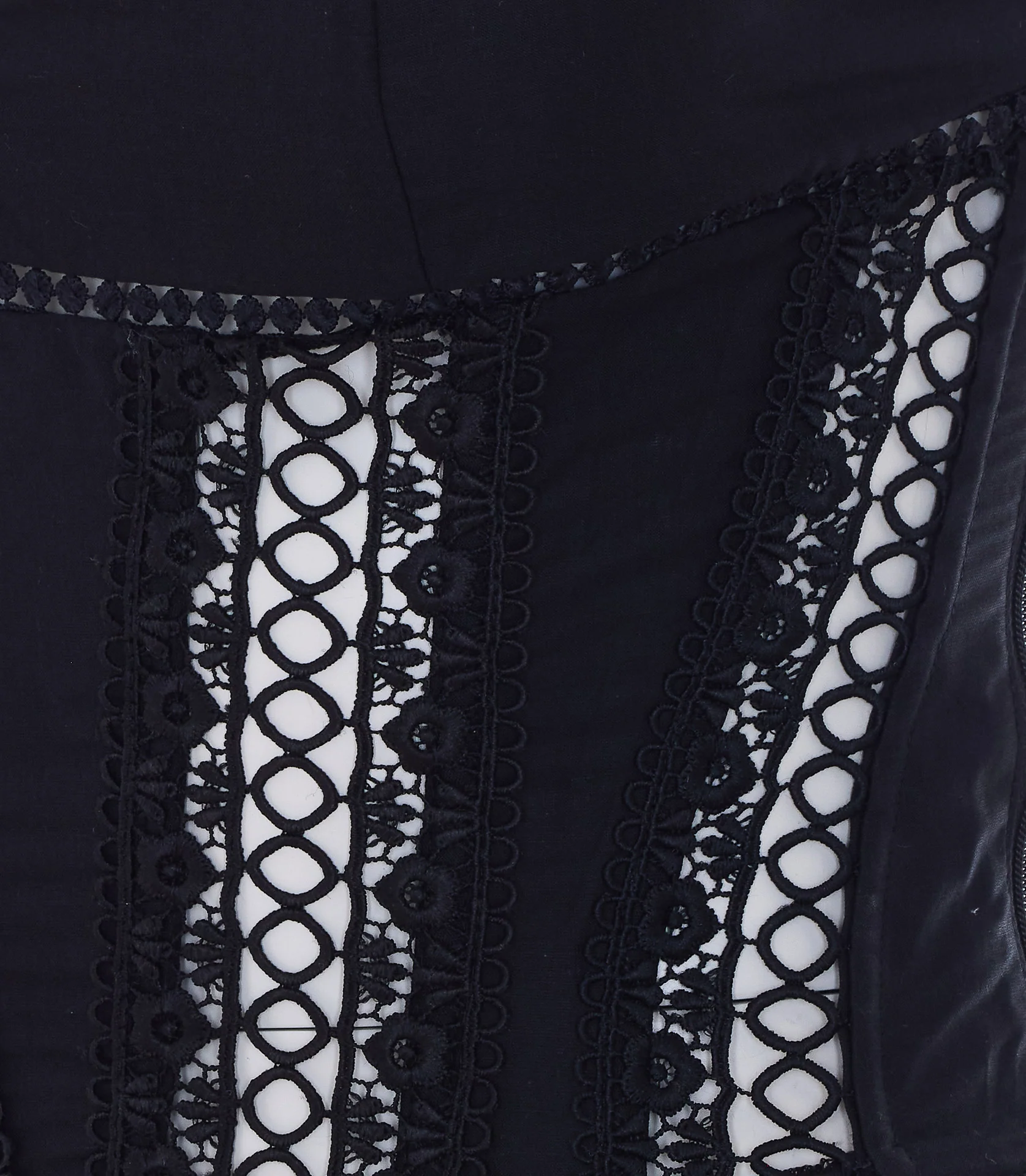 Charoruiz Top Black Cotton