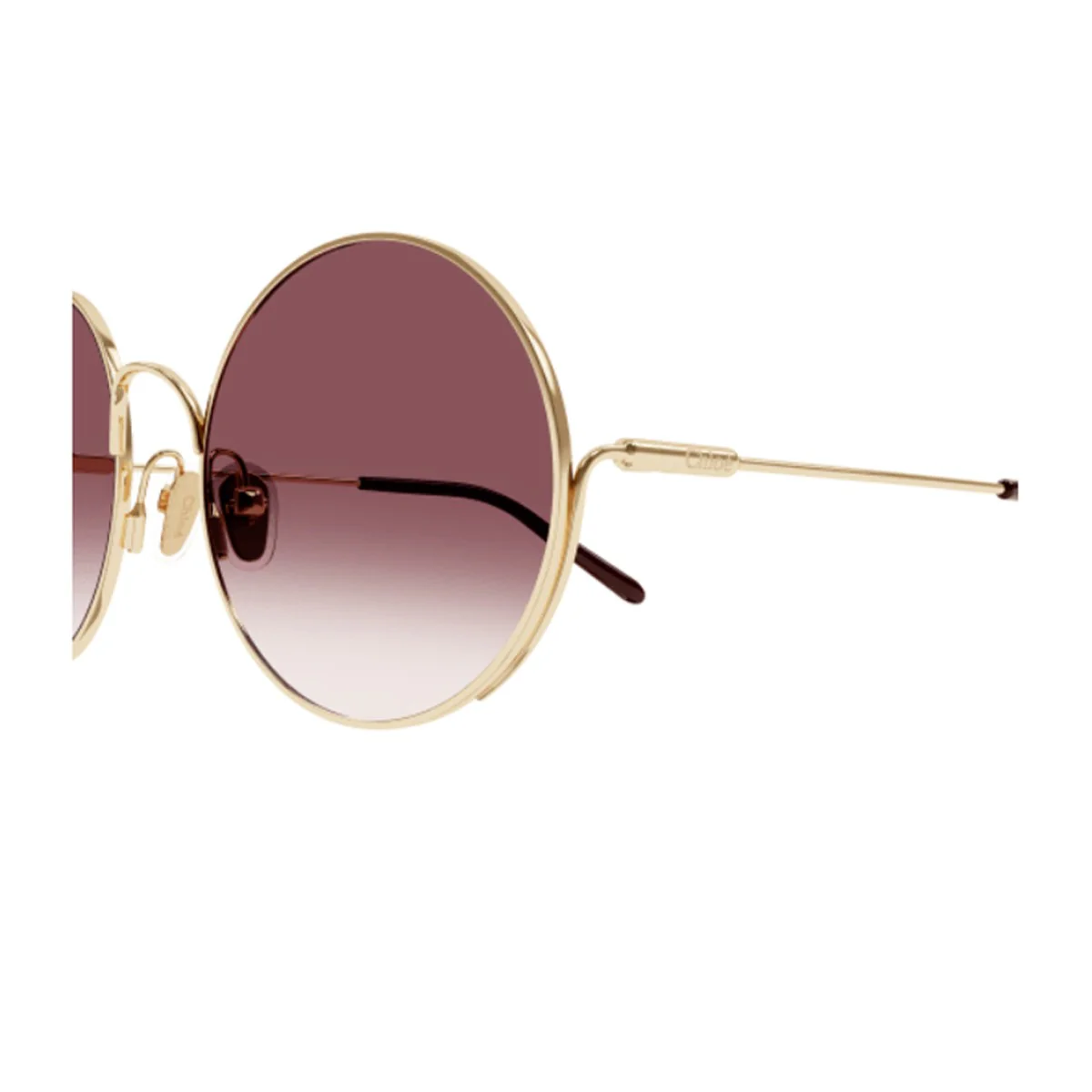 Chloé Cc0016s Linea Junior Gold Metallo Sunglasses