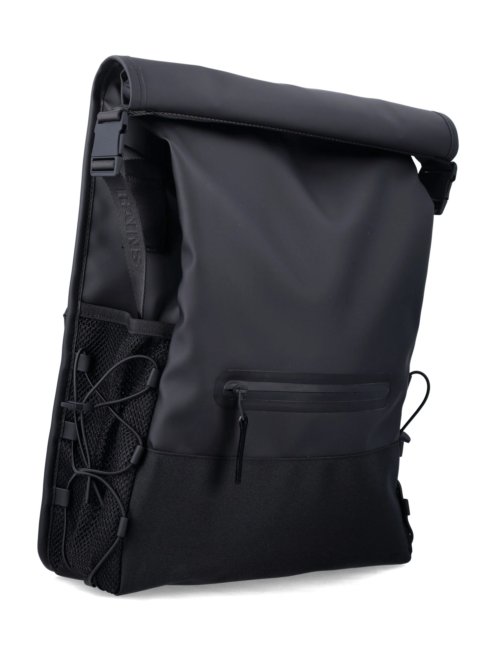 Rains Trail Mountaineer Rolltop backpack Black Polyester