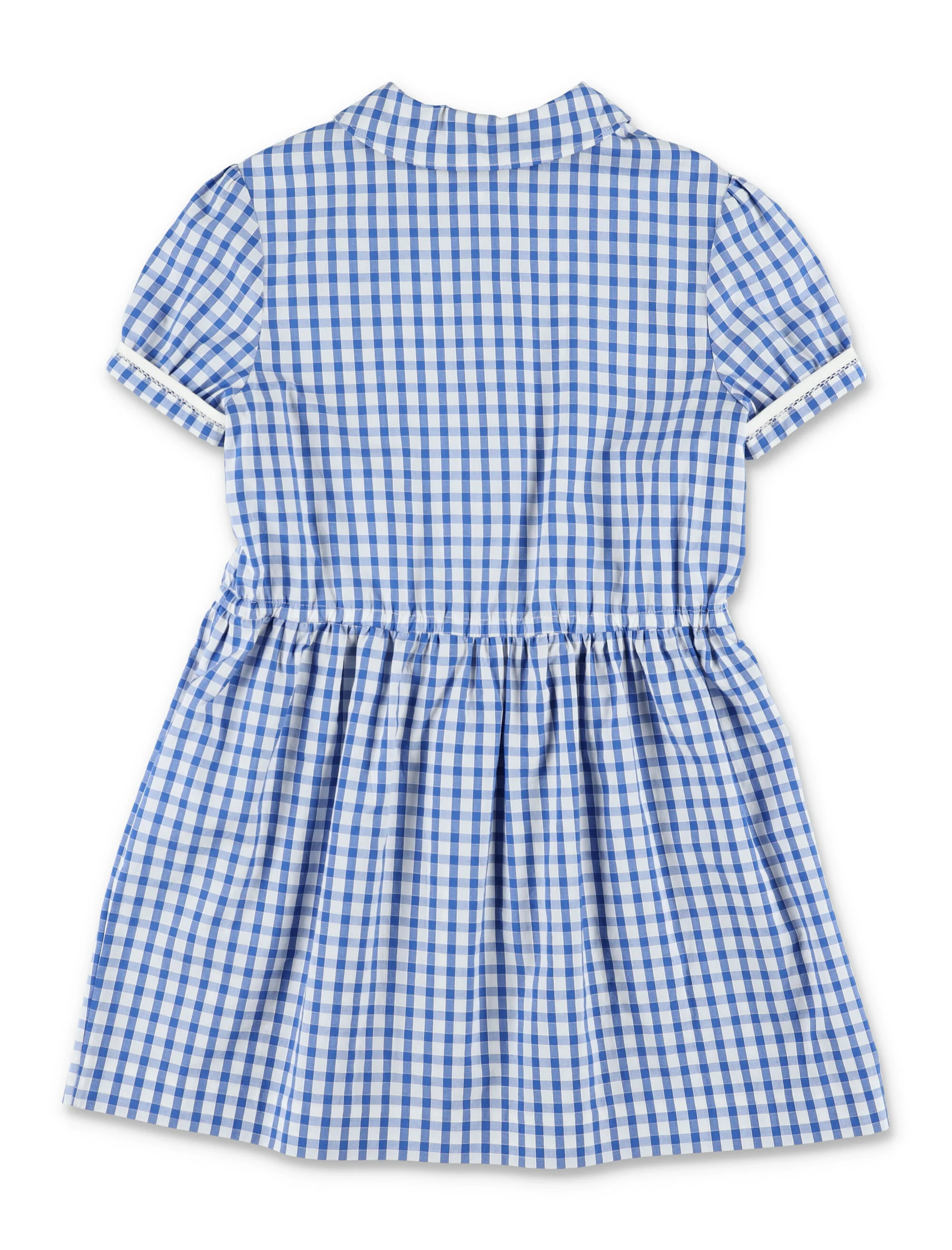 Gucci Girls Cotton Gingham Dress Mr. Men™ Blue/white