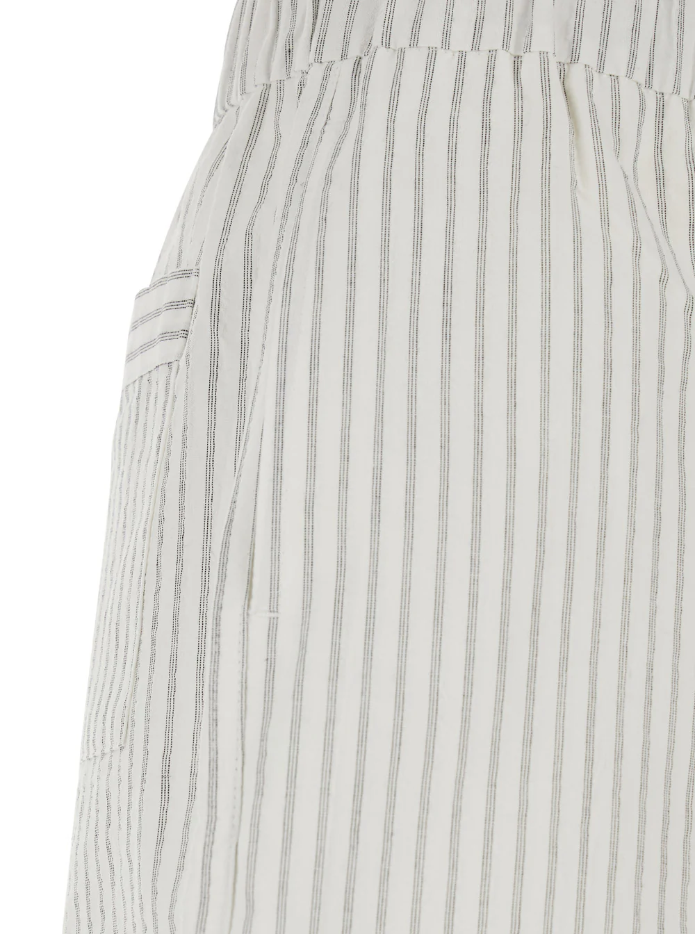 Coor Black STRIPE COTTON LOUNGE SHORTS in Men And Bermuda