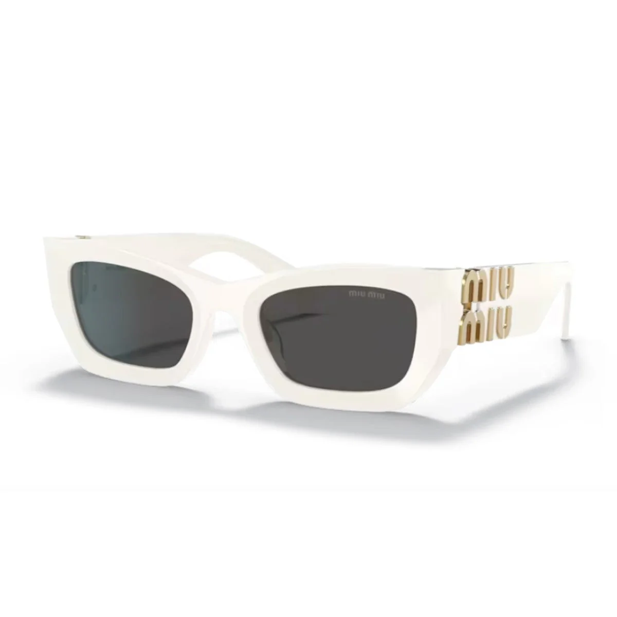 Miu Miu Miu 0mu 09ws Glimpse White Acetato Sunglasses