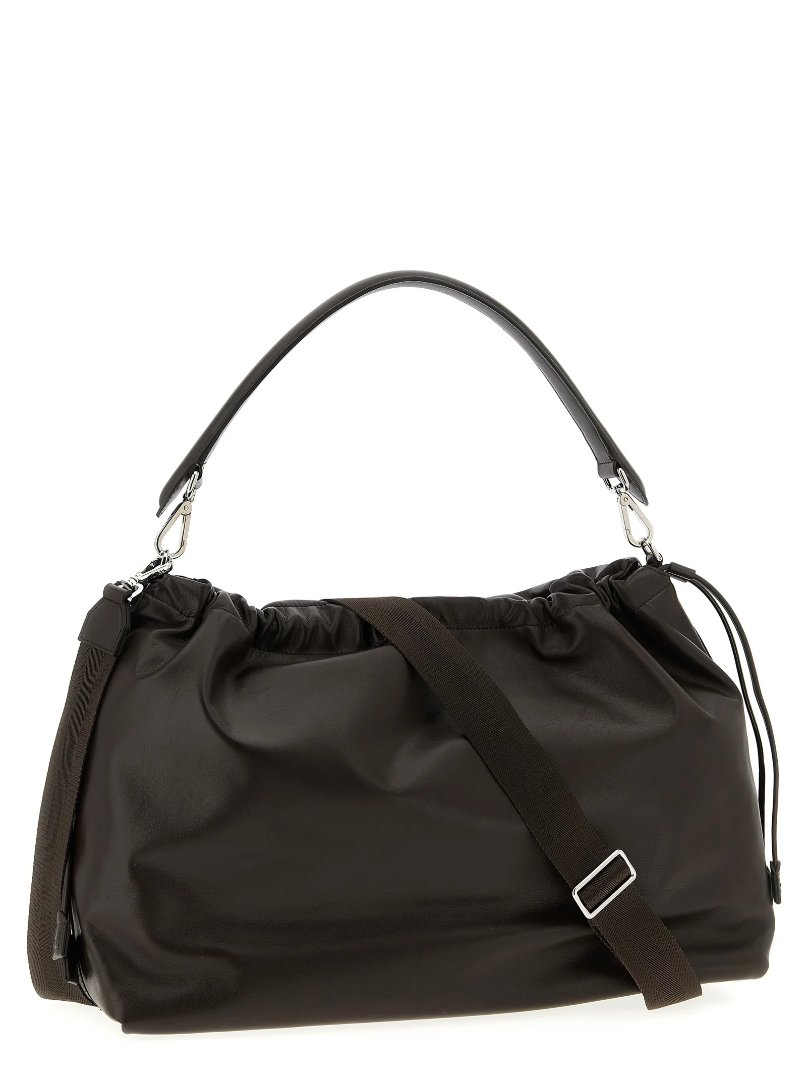 Fendi Brown Calfskin Handbag Bag