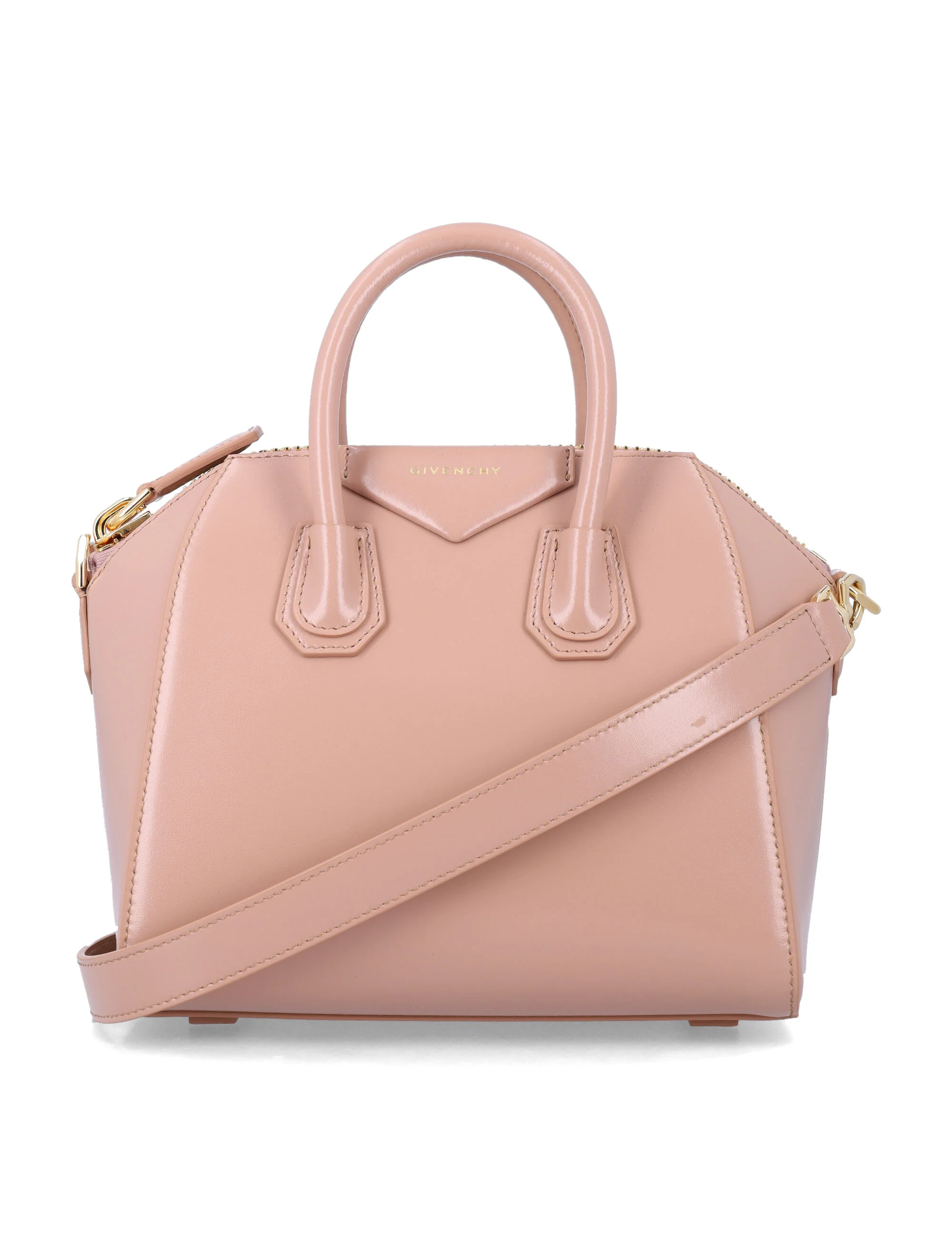 Givenchy Mini Antigona bag Blush Pink Calf Leather Tote