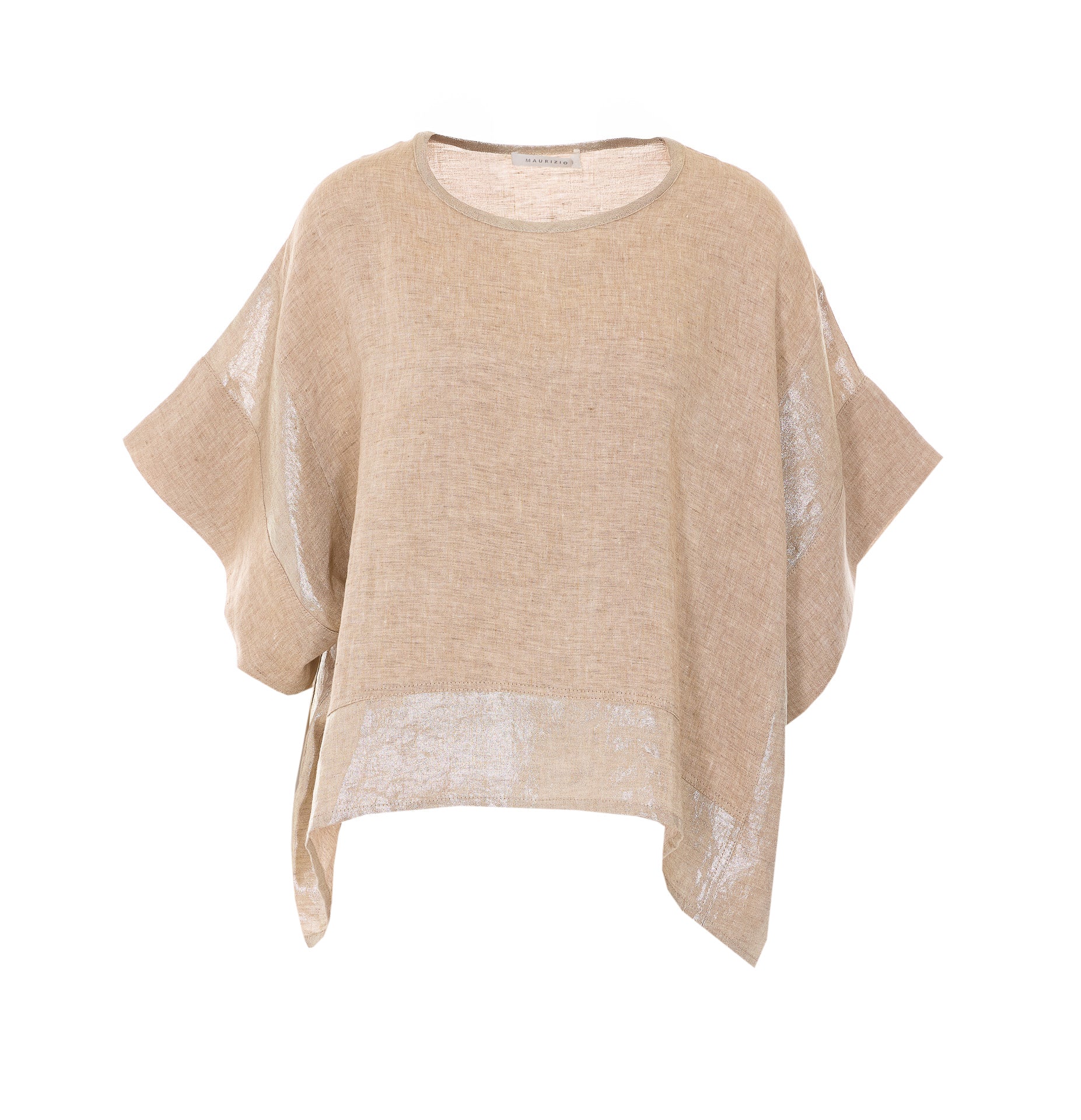 MAURIZIO Top Golden Linen