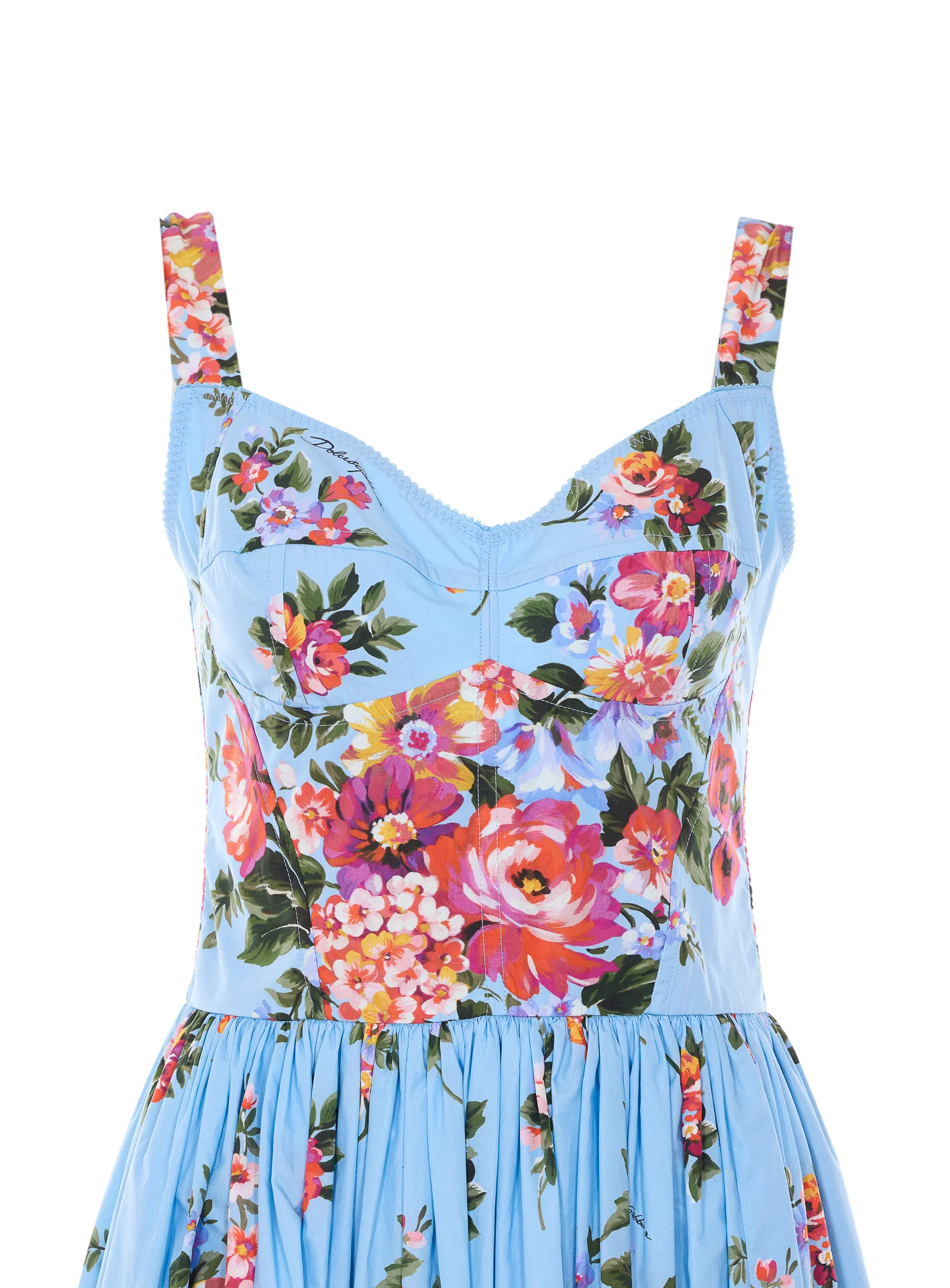 Dolce & Gabbana Dresses Blue Cotton