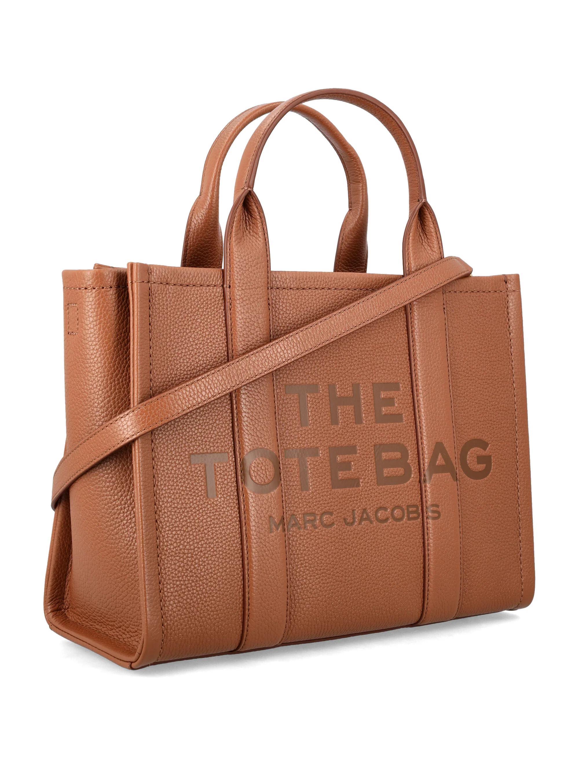 Marc Jacobs The Medium Tote Bag in Leather Argan Oil Cow