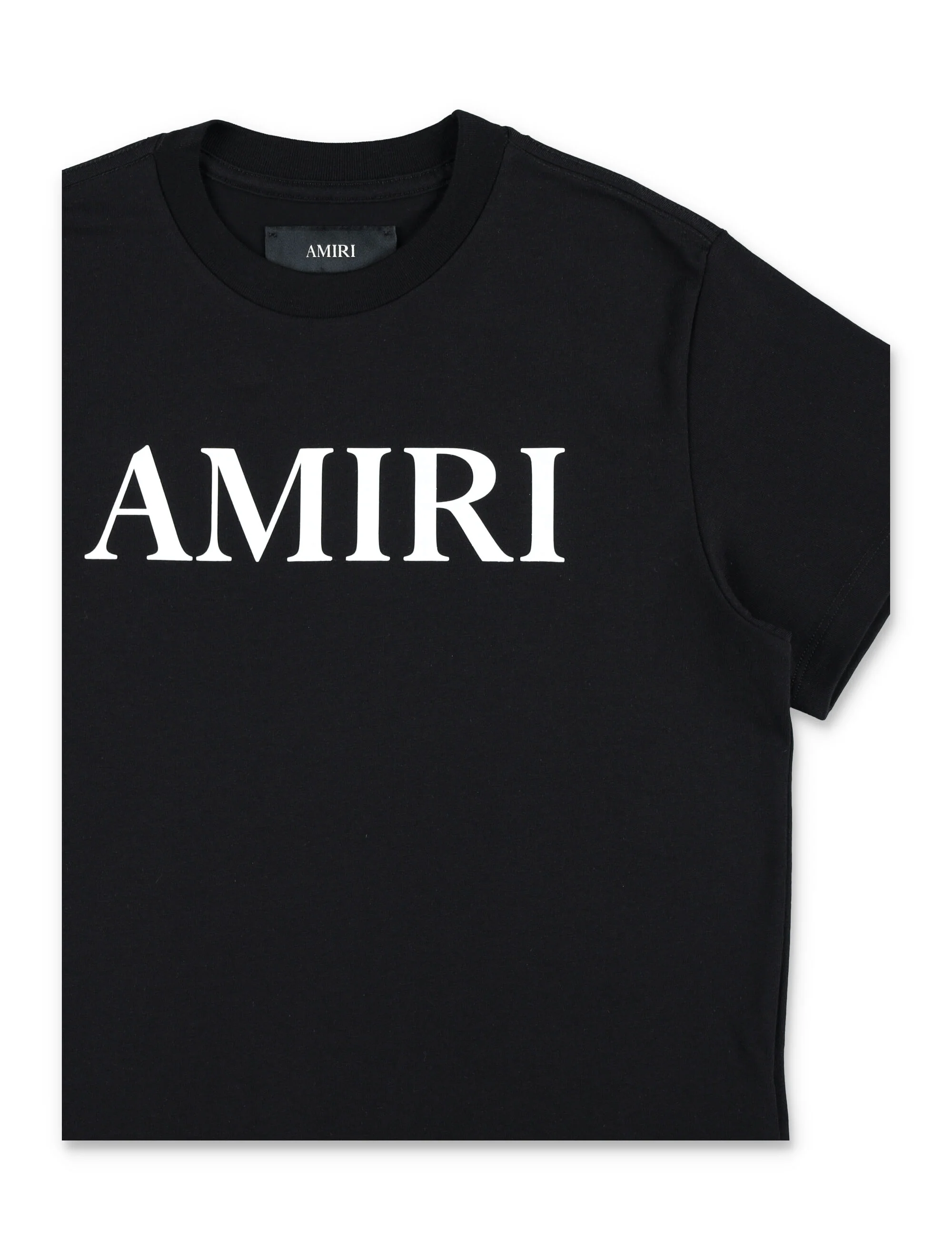 Amiri Kids Logo T-Shirt Black Cotton