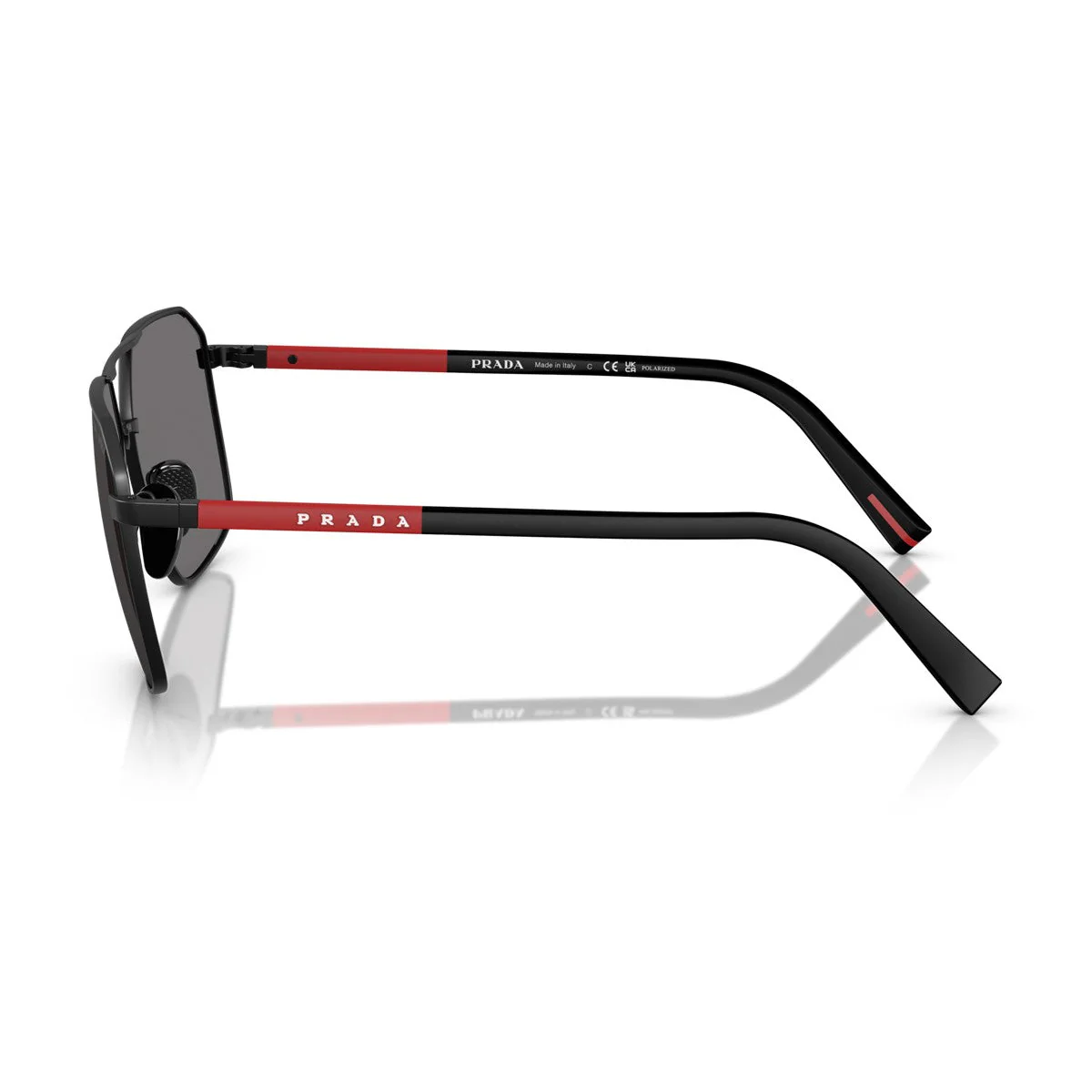 Prada Linea Rossa Ps A50s Black Acciaio Sunglasses