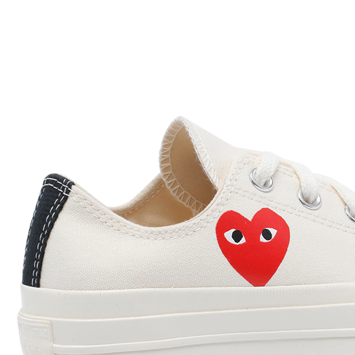 Play x Converse Sneakers White Fabric/rubber Sole
