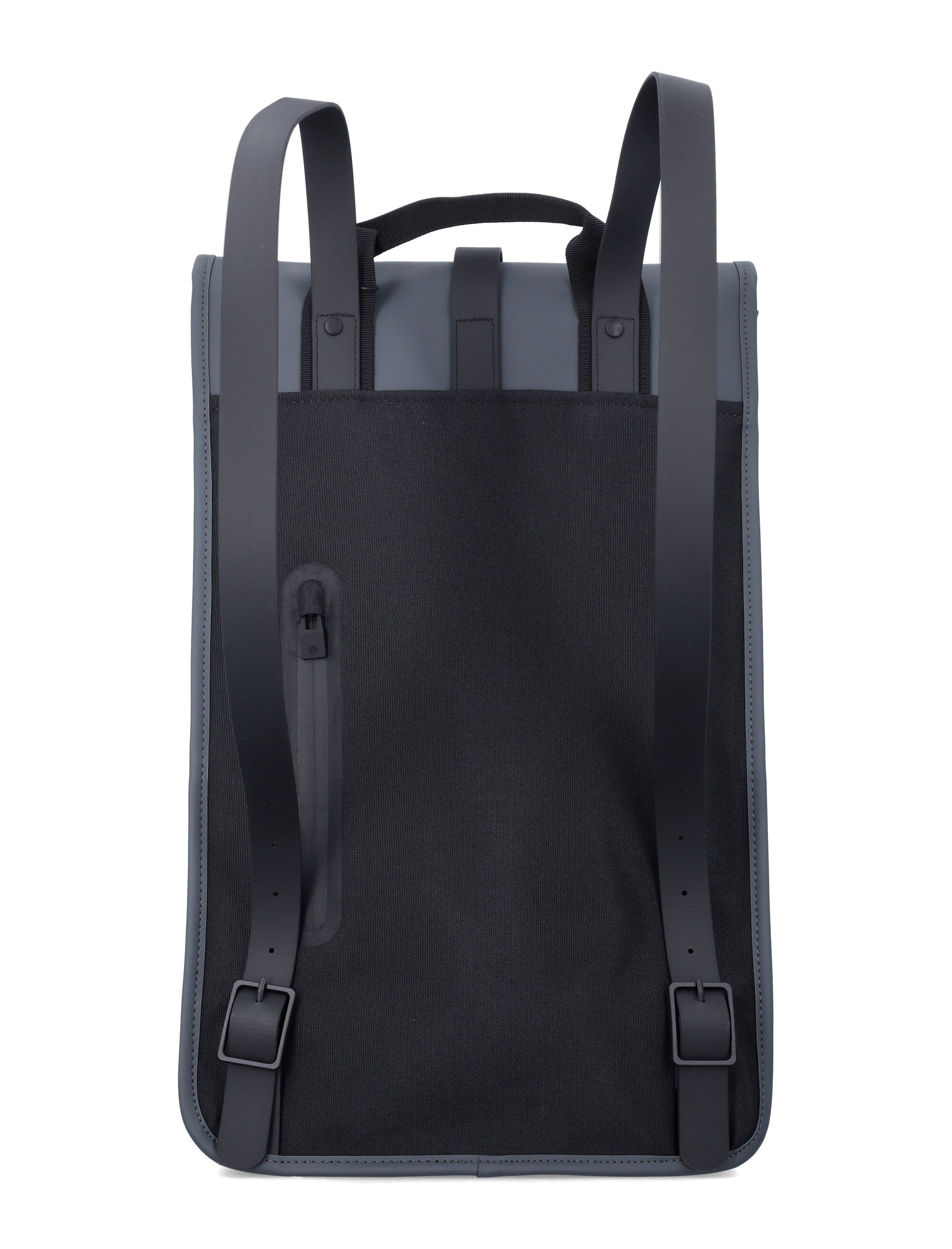 Rains Waterproof Backpack with Laptop Pocket Dark Grey Polyester Coating