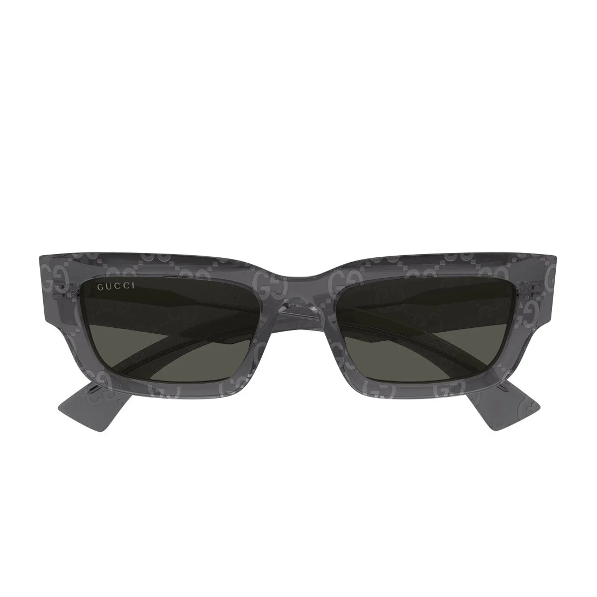 Gucci Gg1838s Linea Name Of Brand Printed Grey Acetato Riciclato Sunglasses